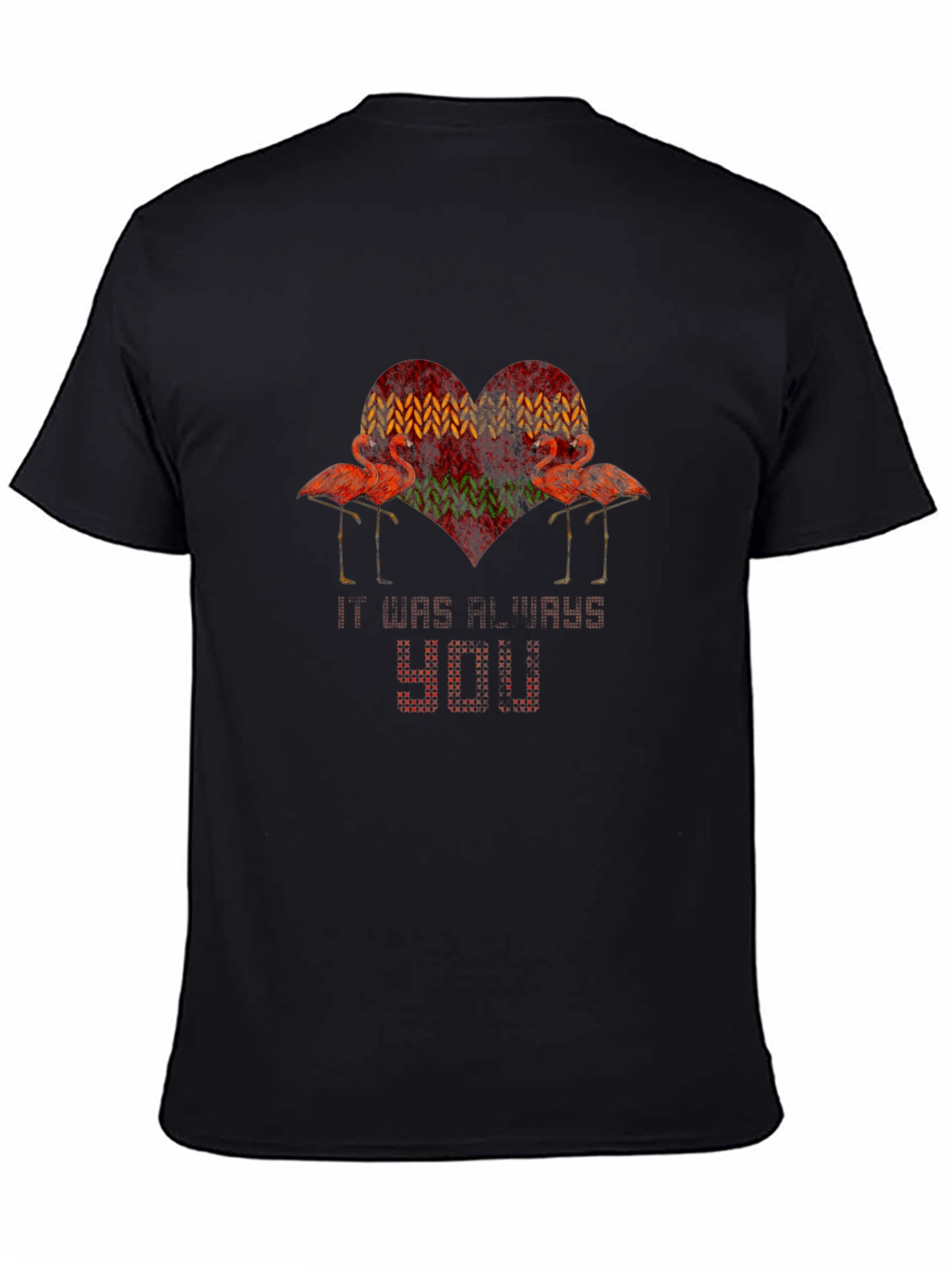 Flamingo Heart T-Shirt - Stylish Graphic Tee