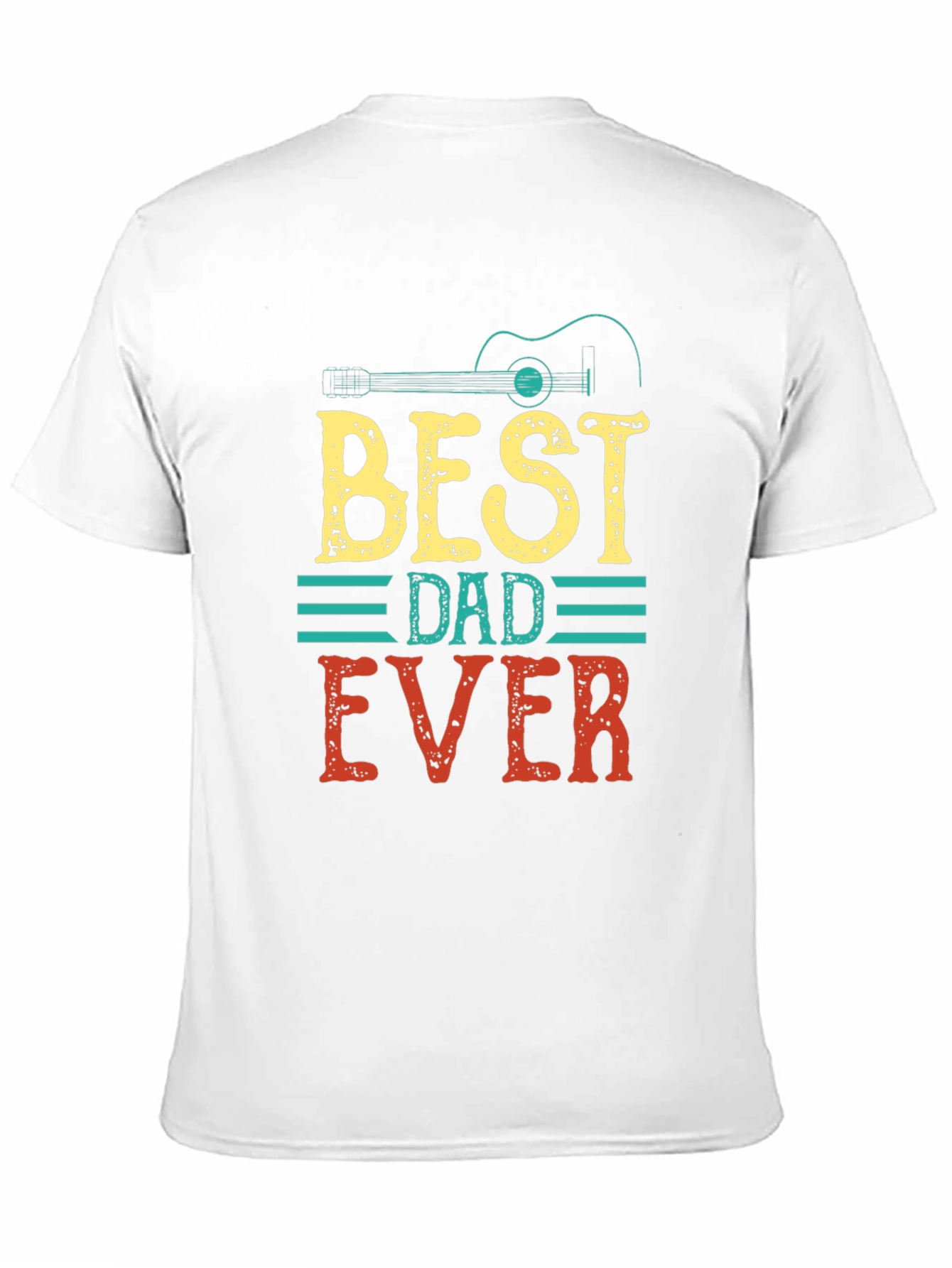 Best Dad Ever Guitar Graphic Tee - Perfect Gift!