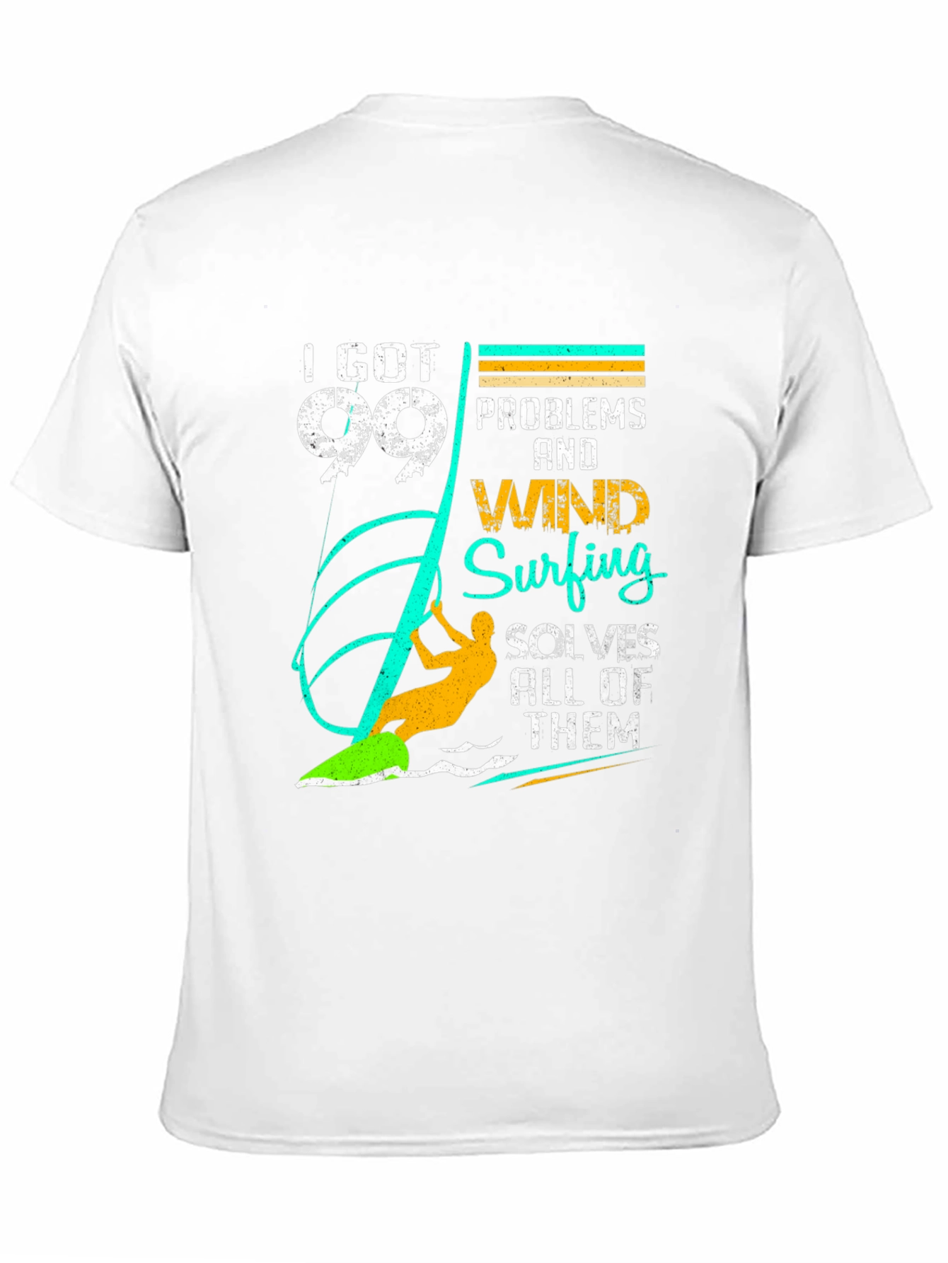 99 Problems Windsurfing T-Shirt - Unique Design