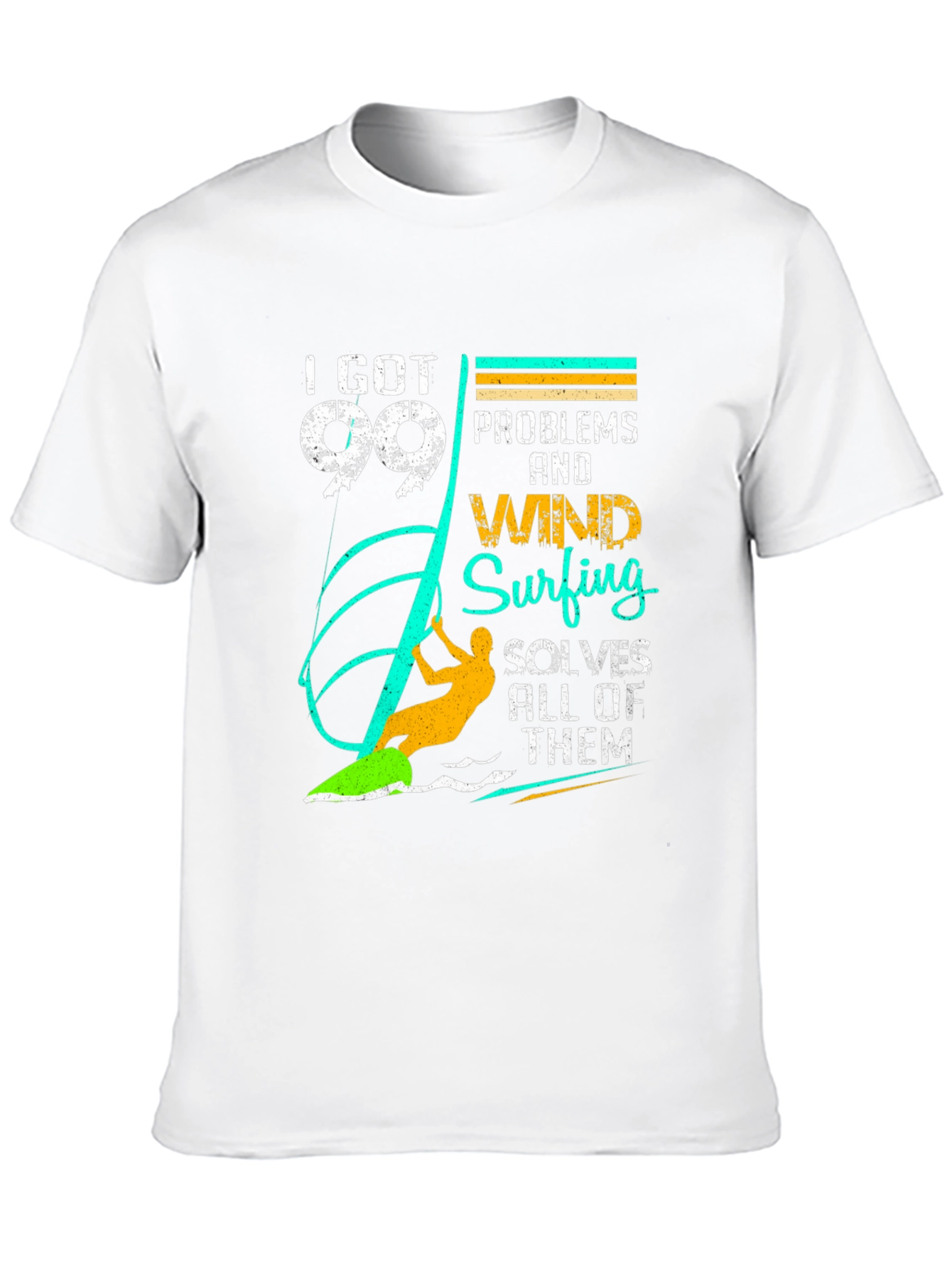 99 Problems Windsurfing T-Shirt - Unique Design