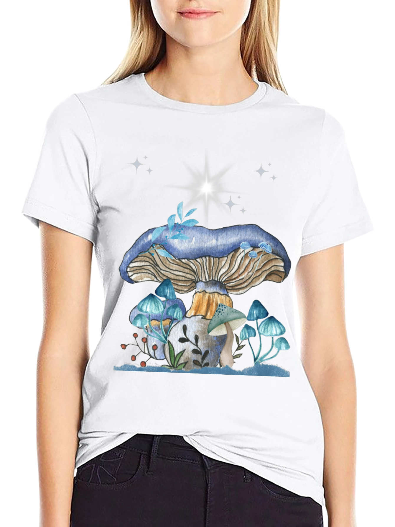 Mushroom Graphic Tee - Whimsical Design