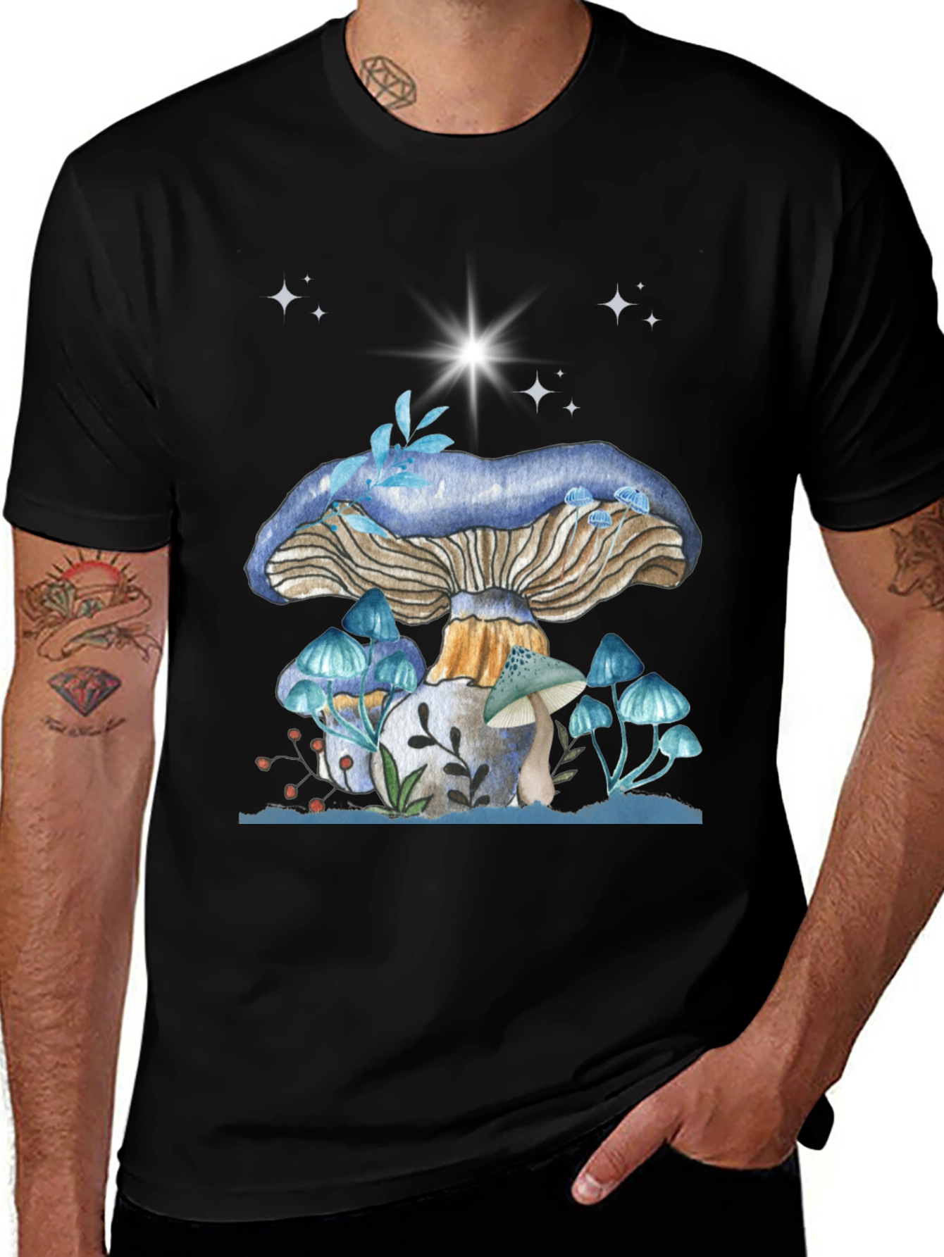 Mushroom Graphic Tee - Whimsical Design