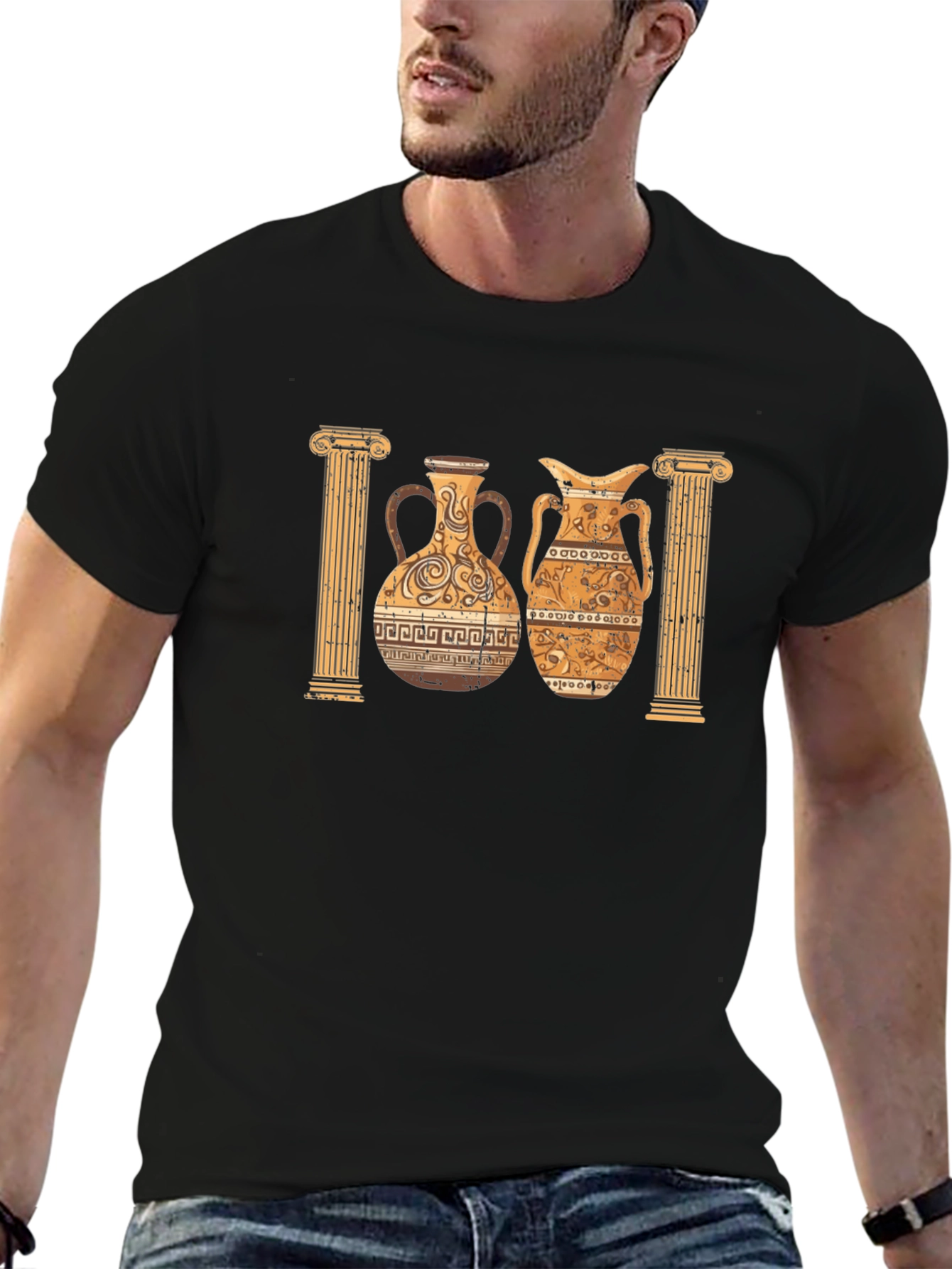 Ancient Greek Pottery Graphic Tee