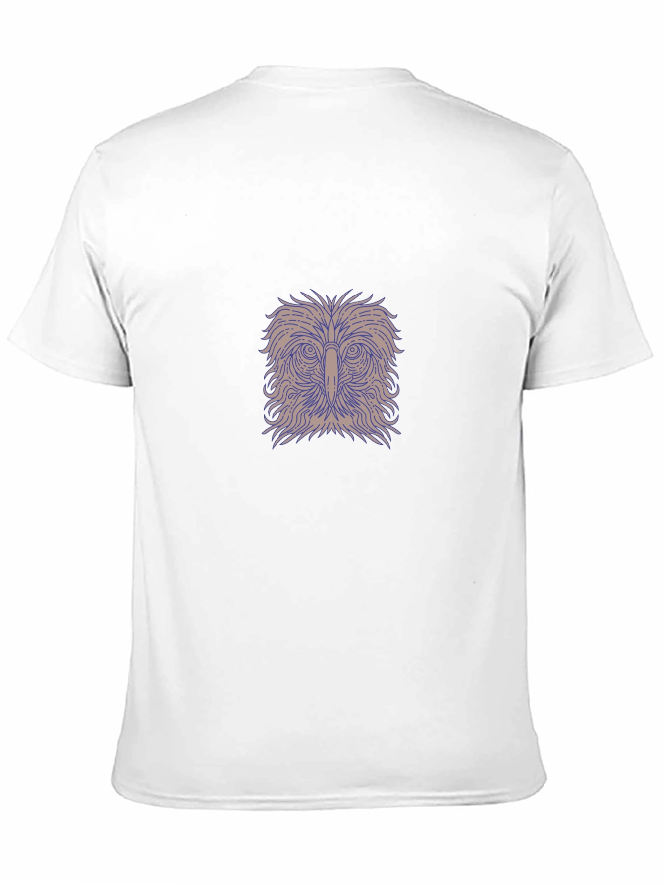 Mens Black Owl Graphic T-Shirt