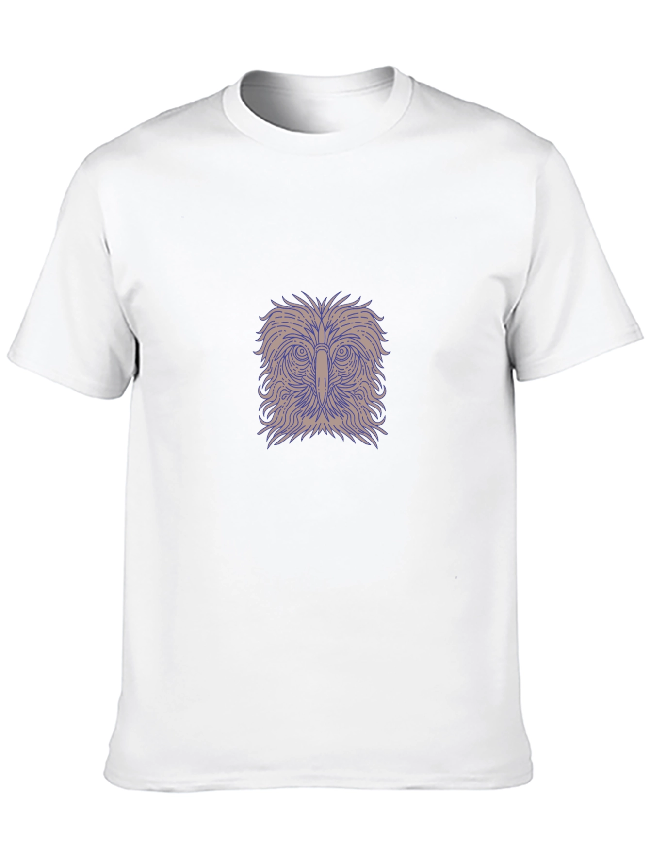Mens Black Owl Graphic T-Shirt