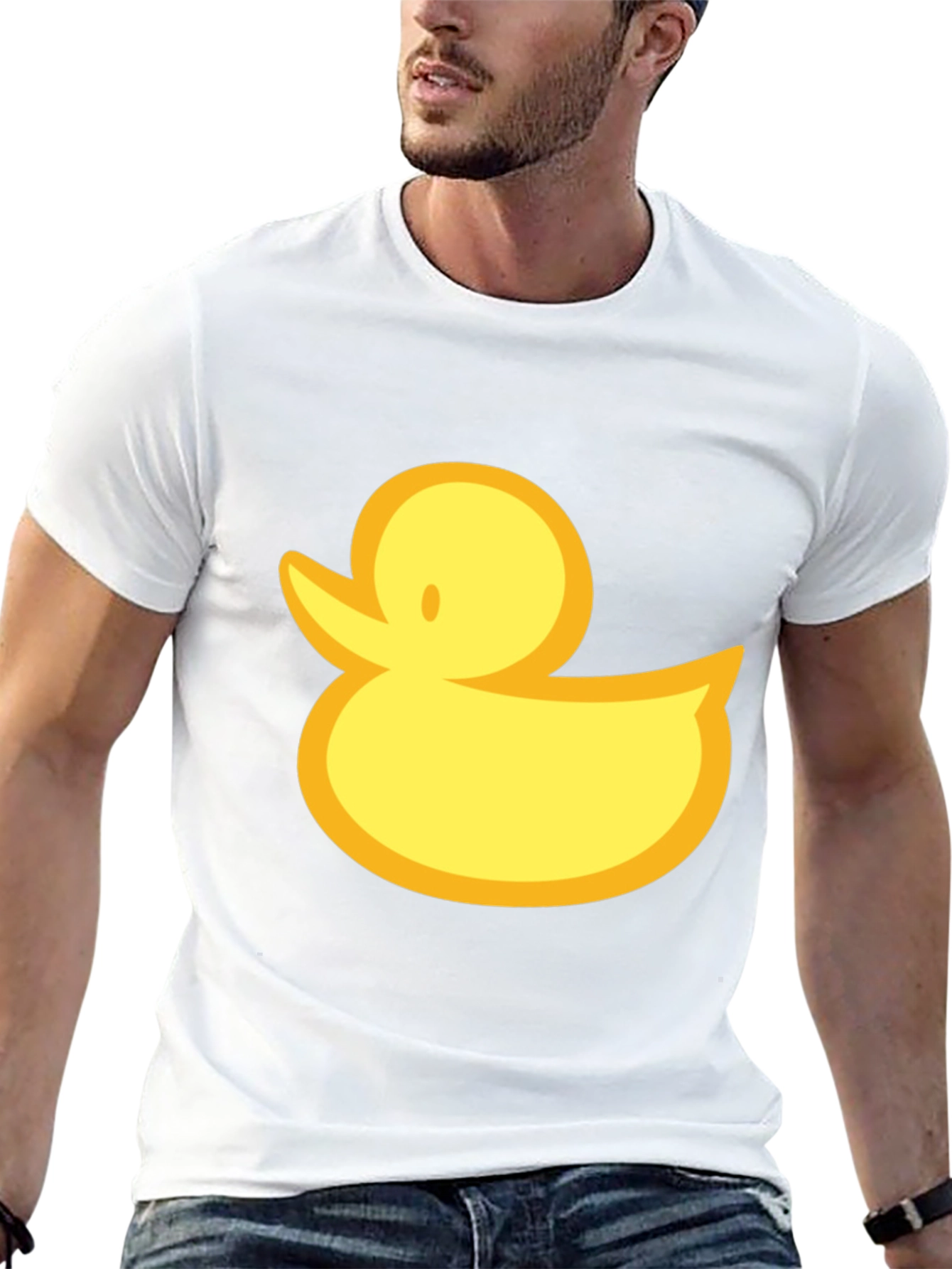 Duck Graphic Black T-Shirt - Casual Style