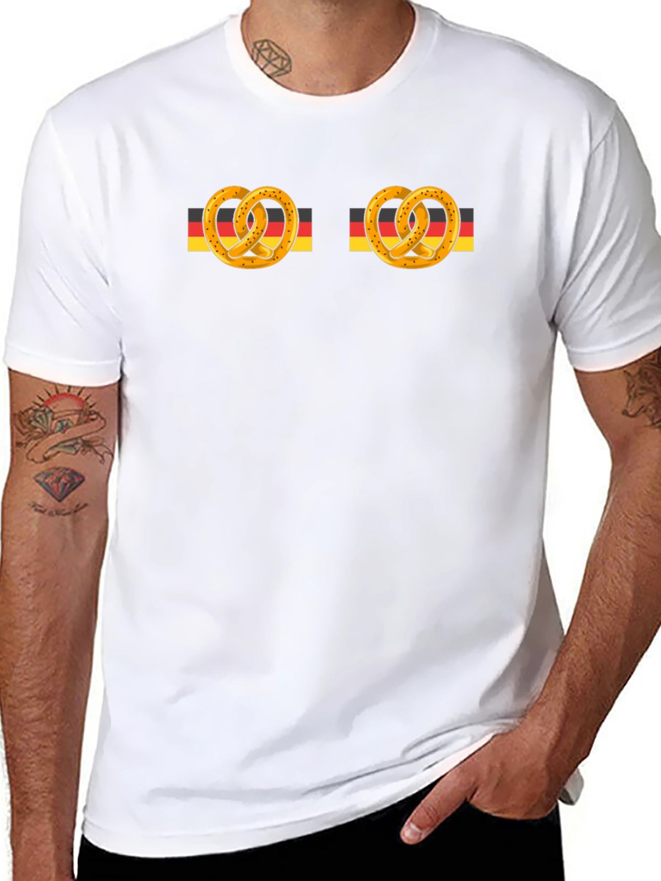 Germany Pretzel T-Shirt - Oktoberfest Style
