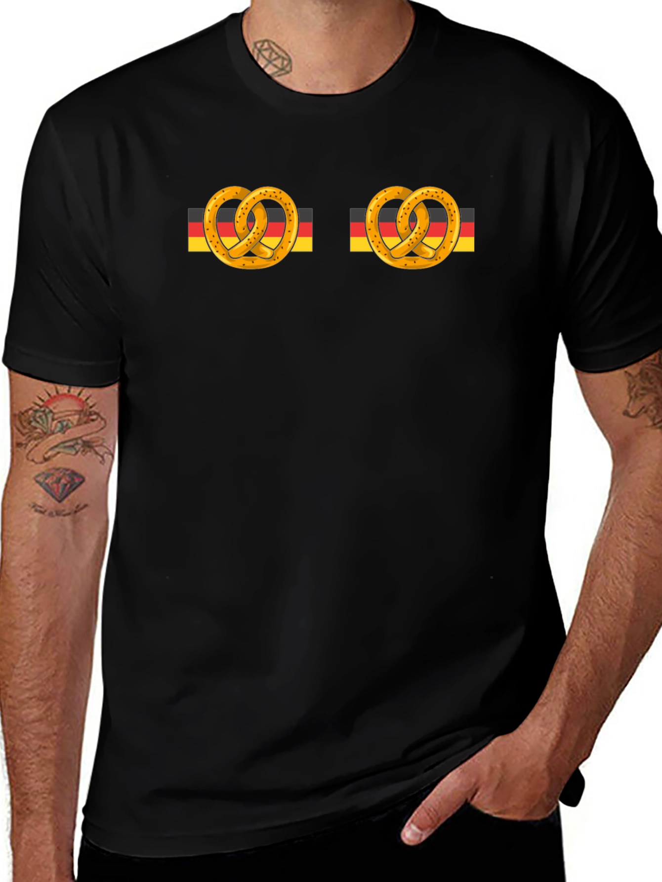 Germany Pretzel T-Shirt - Oktoberfest Style