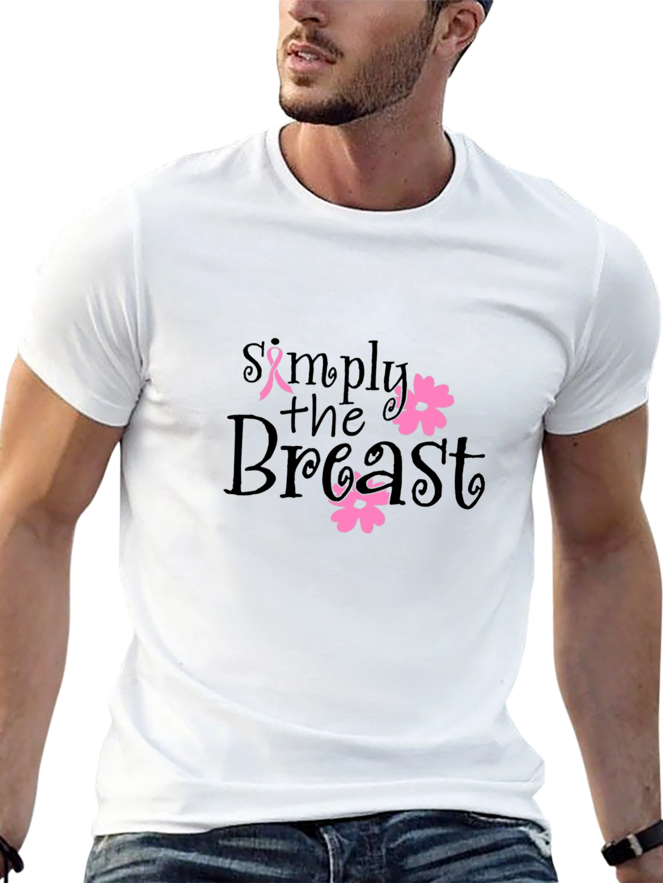 Simply The Breast Black T-Shirt