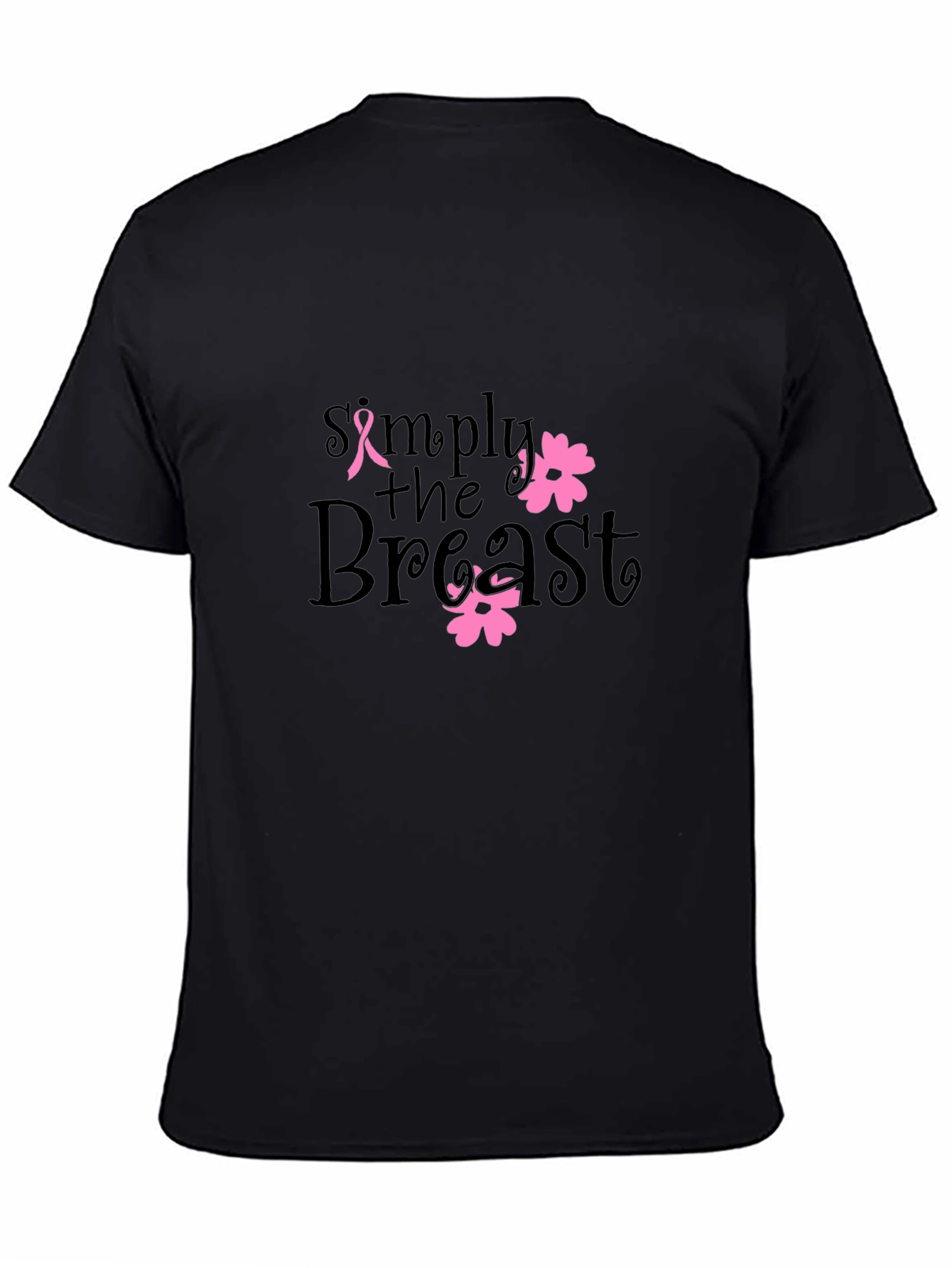 Simply The Breast Black T-Shirt