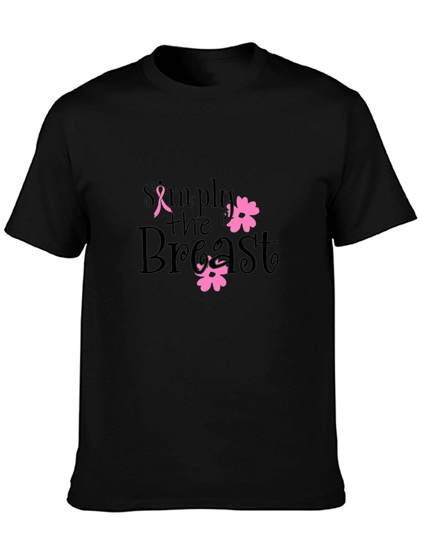Simply The Breast Black T-Shirt