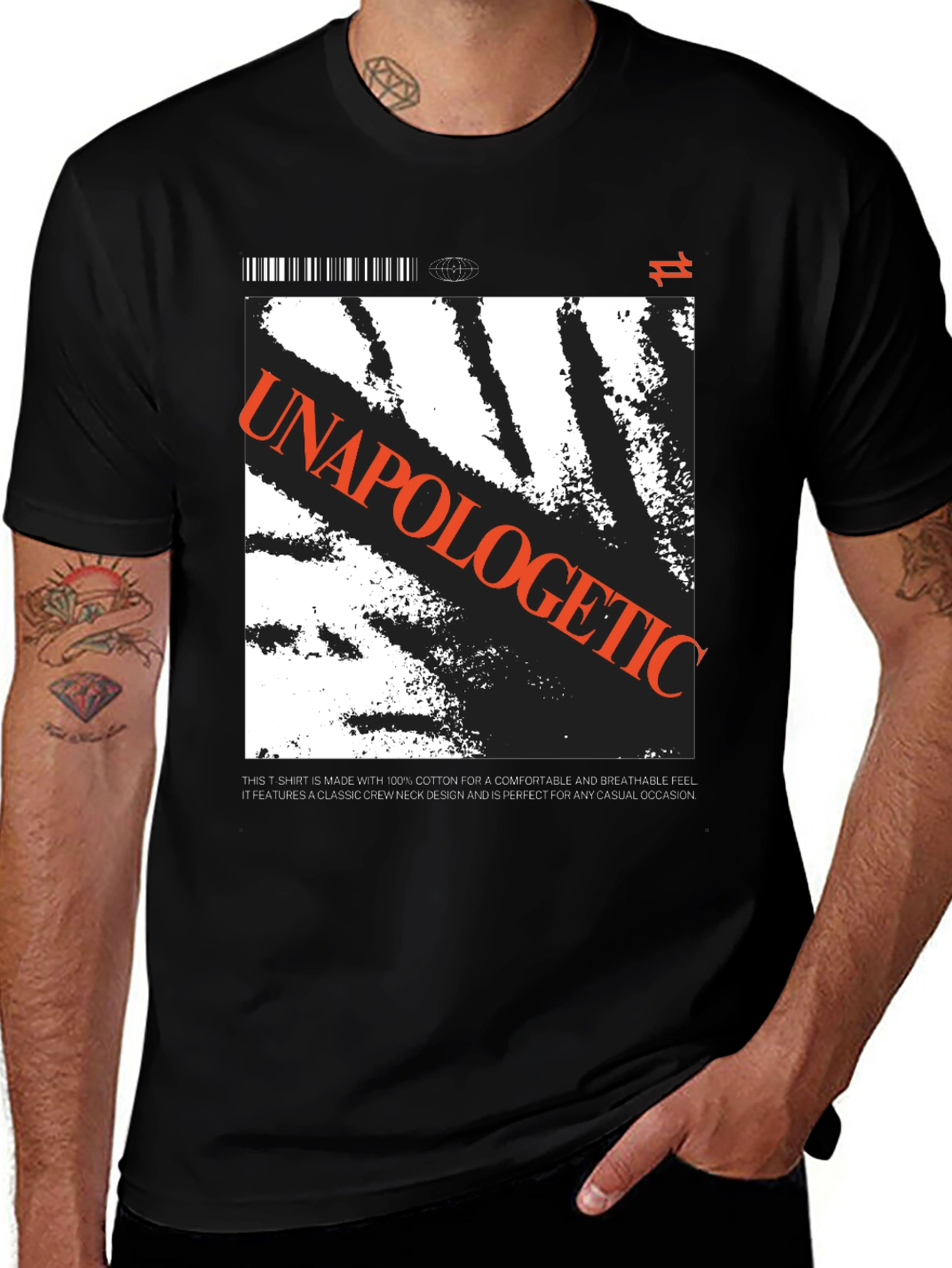 Unapologetic Graphic Print T-Shirt