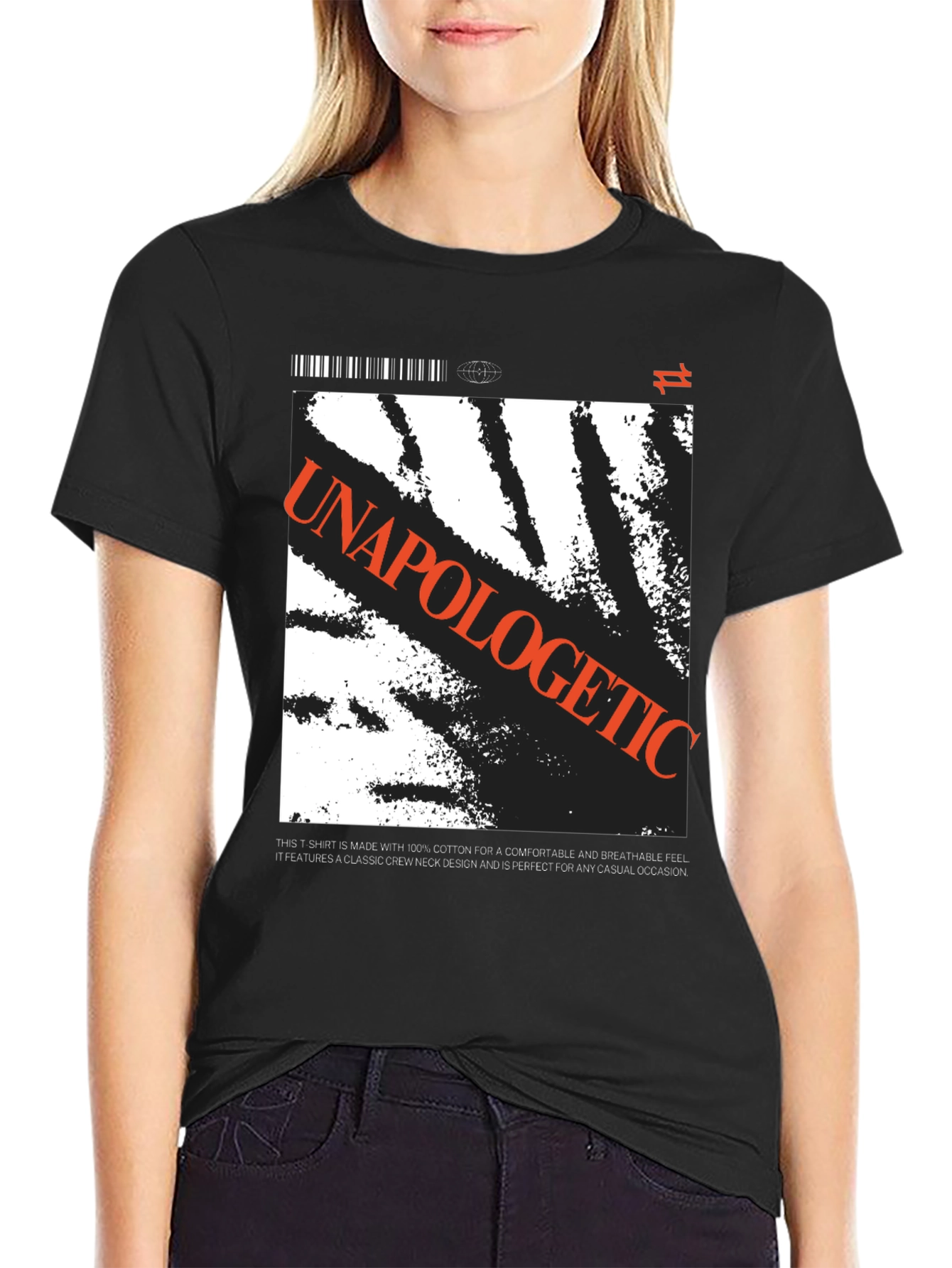 Unapologetic Graphic Print T-Shirt