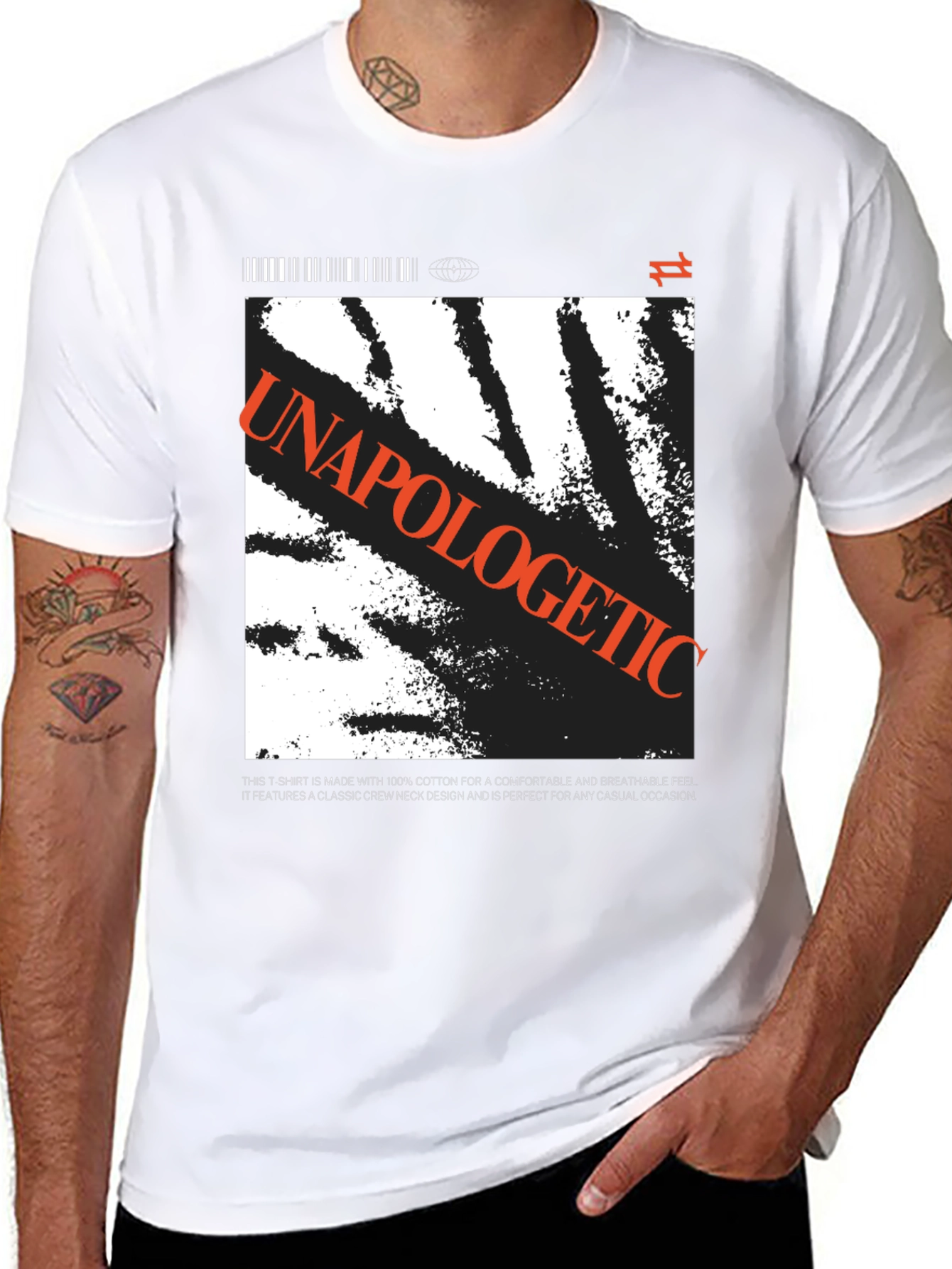 Unapologetic Graphic Print T-Shirt