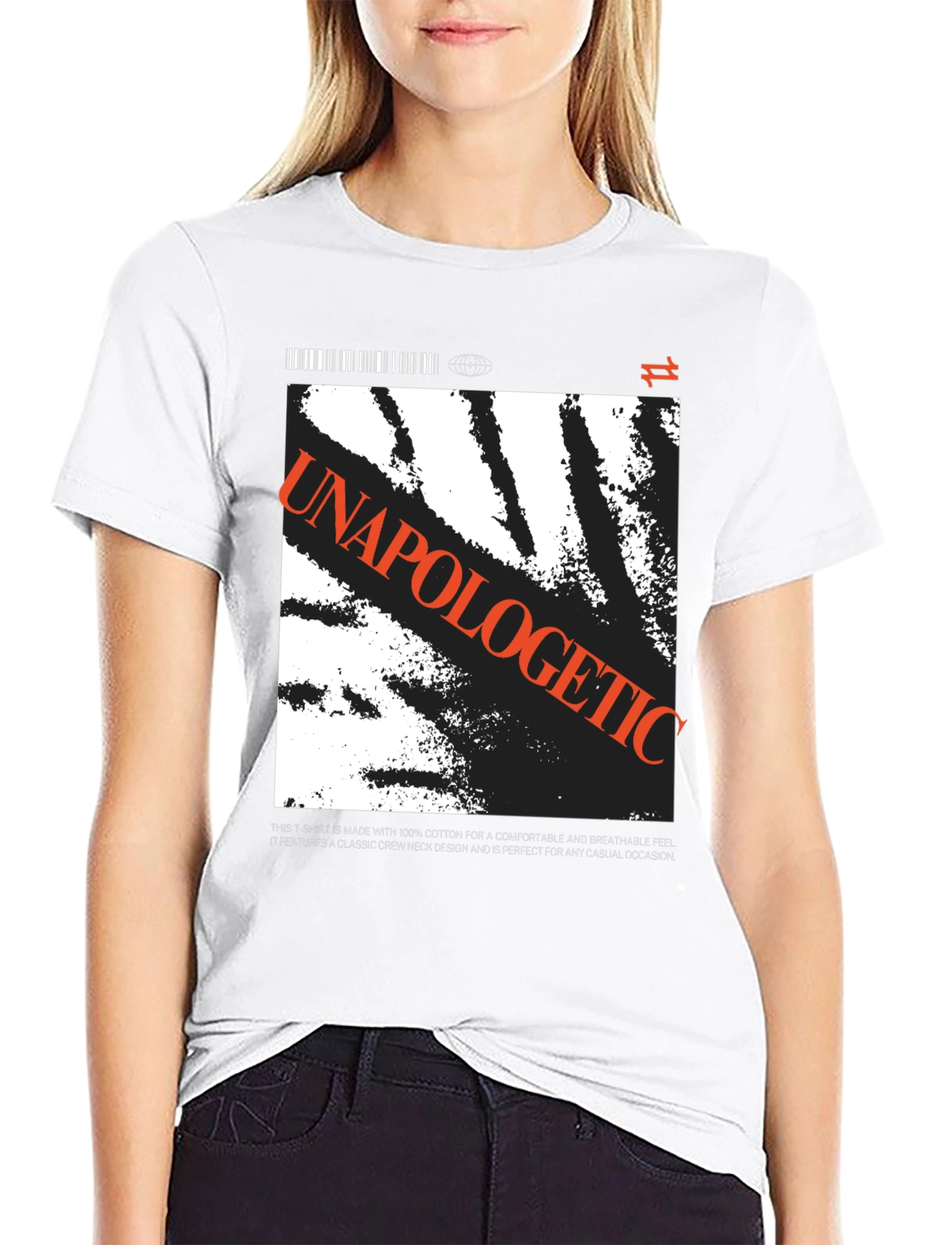 Unapologetic Graphic Print T-Shirt