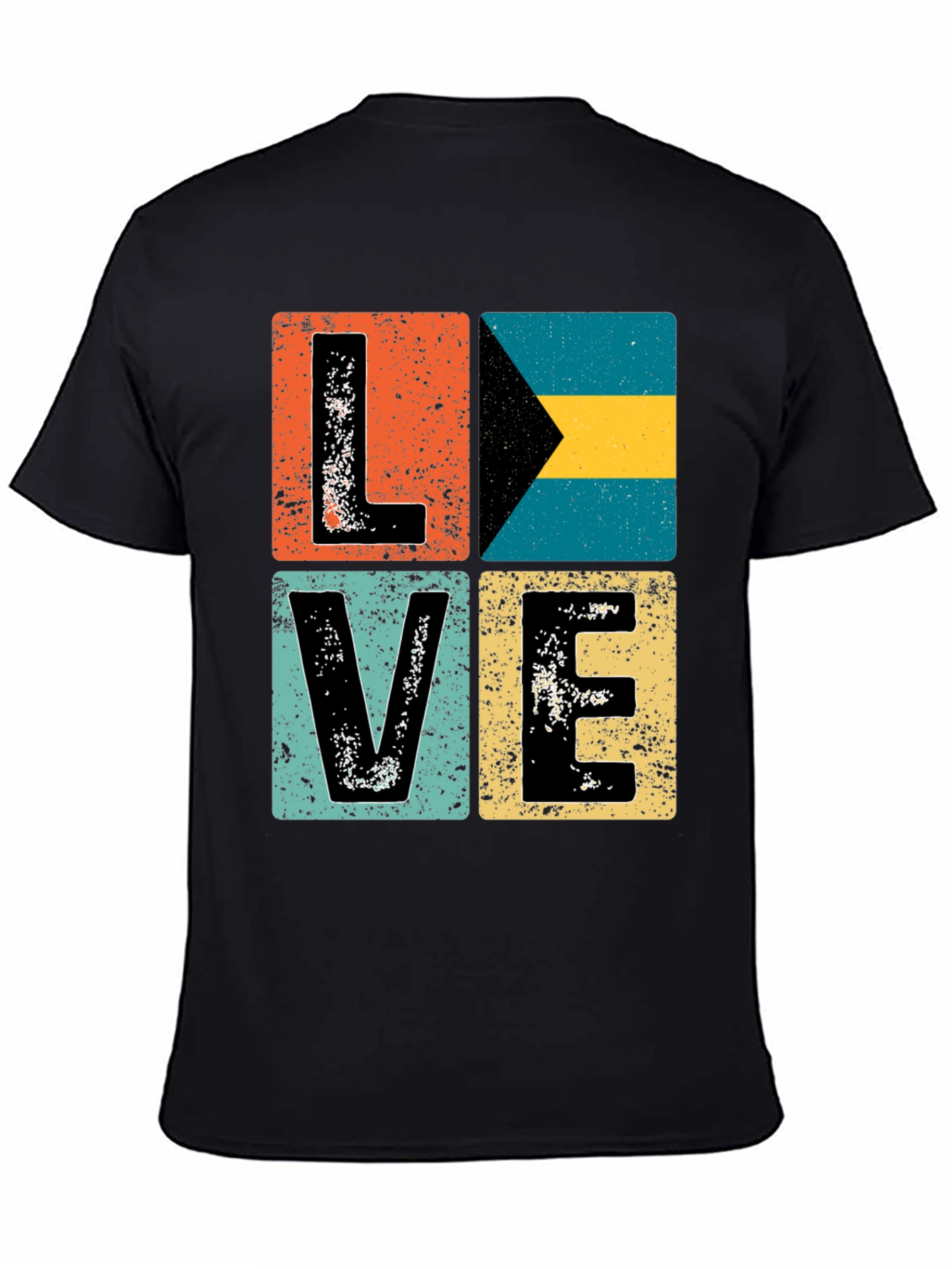 Bahamas LOVE Graphic Tee - Distressed Print