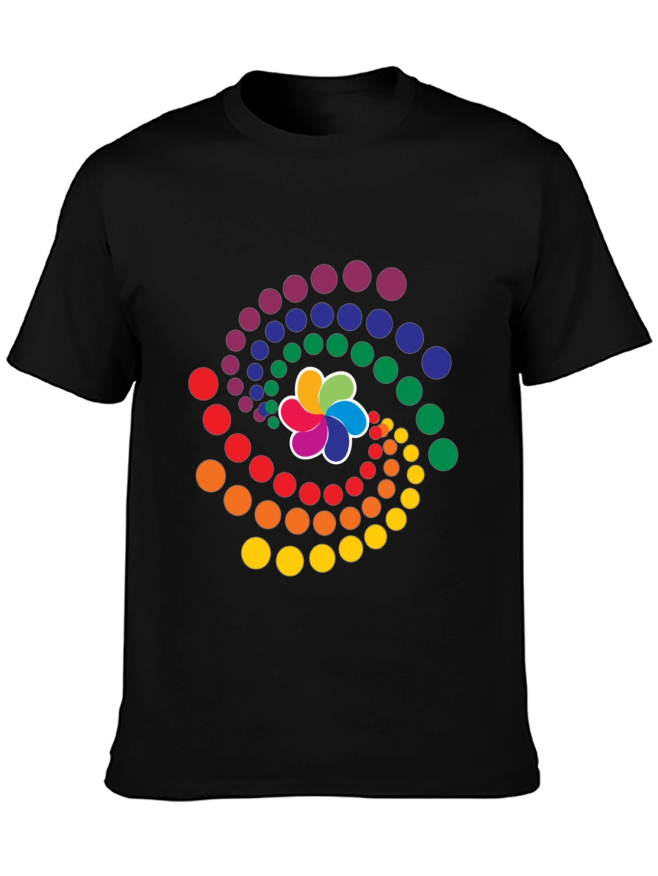 Rainbow Swirl Graphic Tee