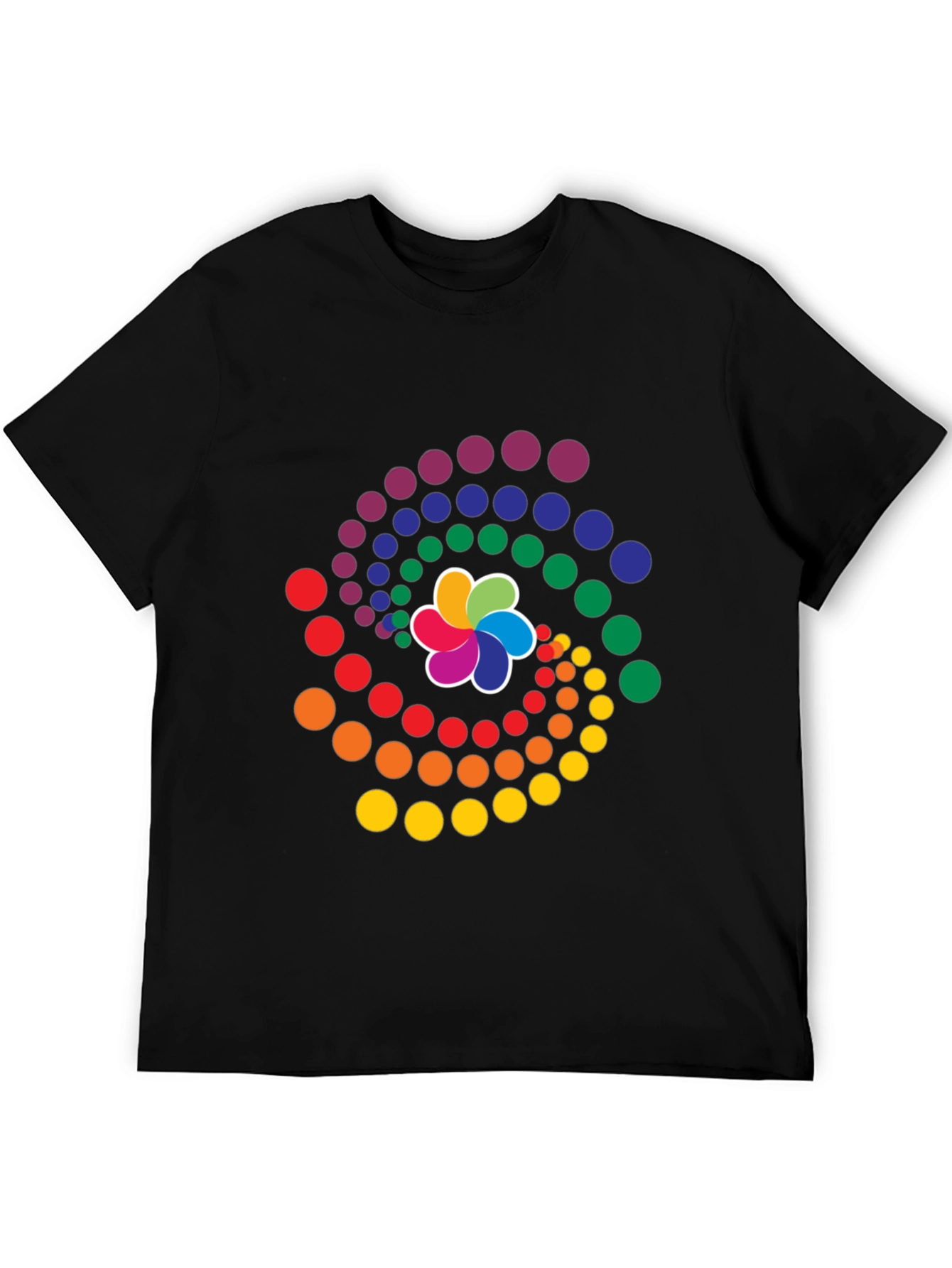 Rainbow Swirl Graphic Tee