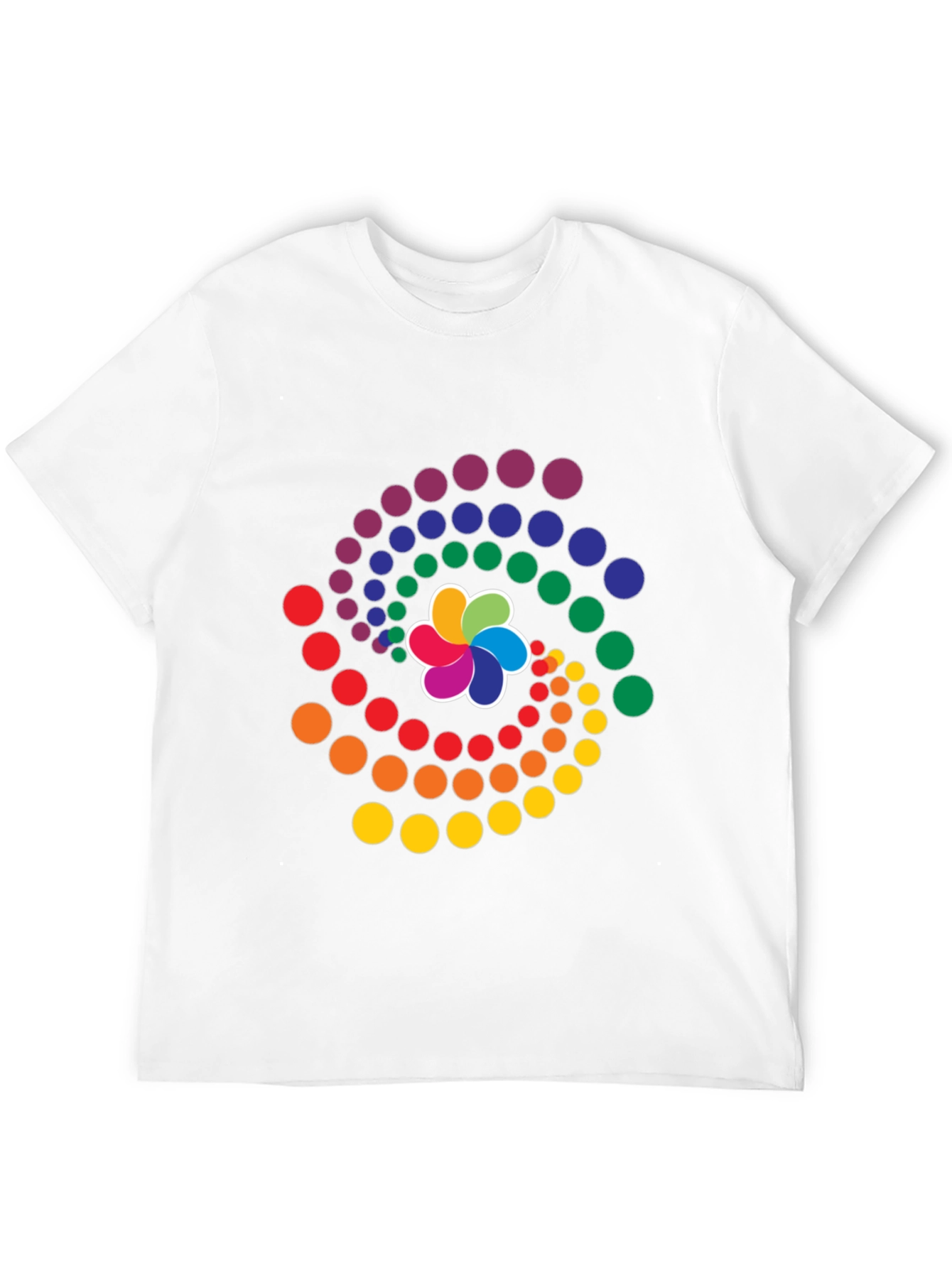 Rainbow Swirl Graphic Tee