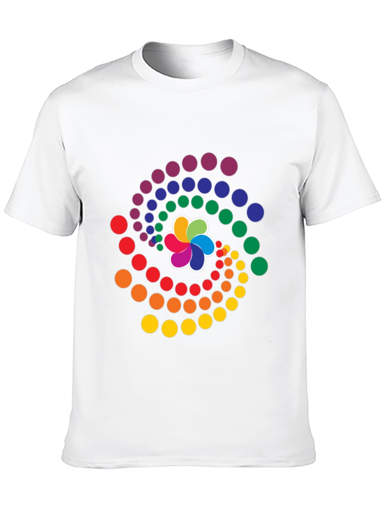 Rainbow Swirl Graphic Tee