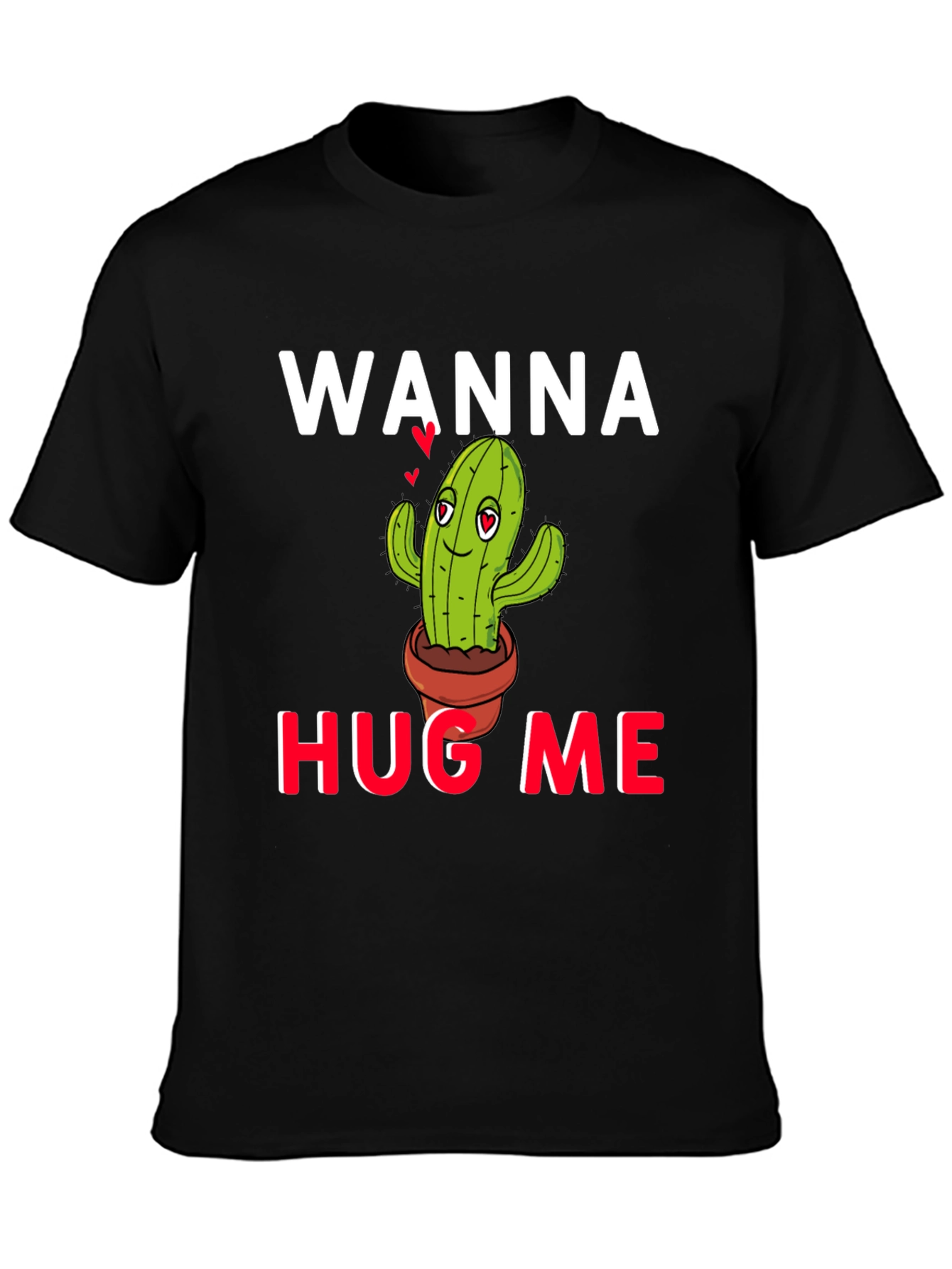 Wanna Hug Me? Cactus Graphic Tee