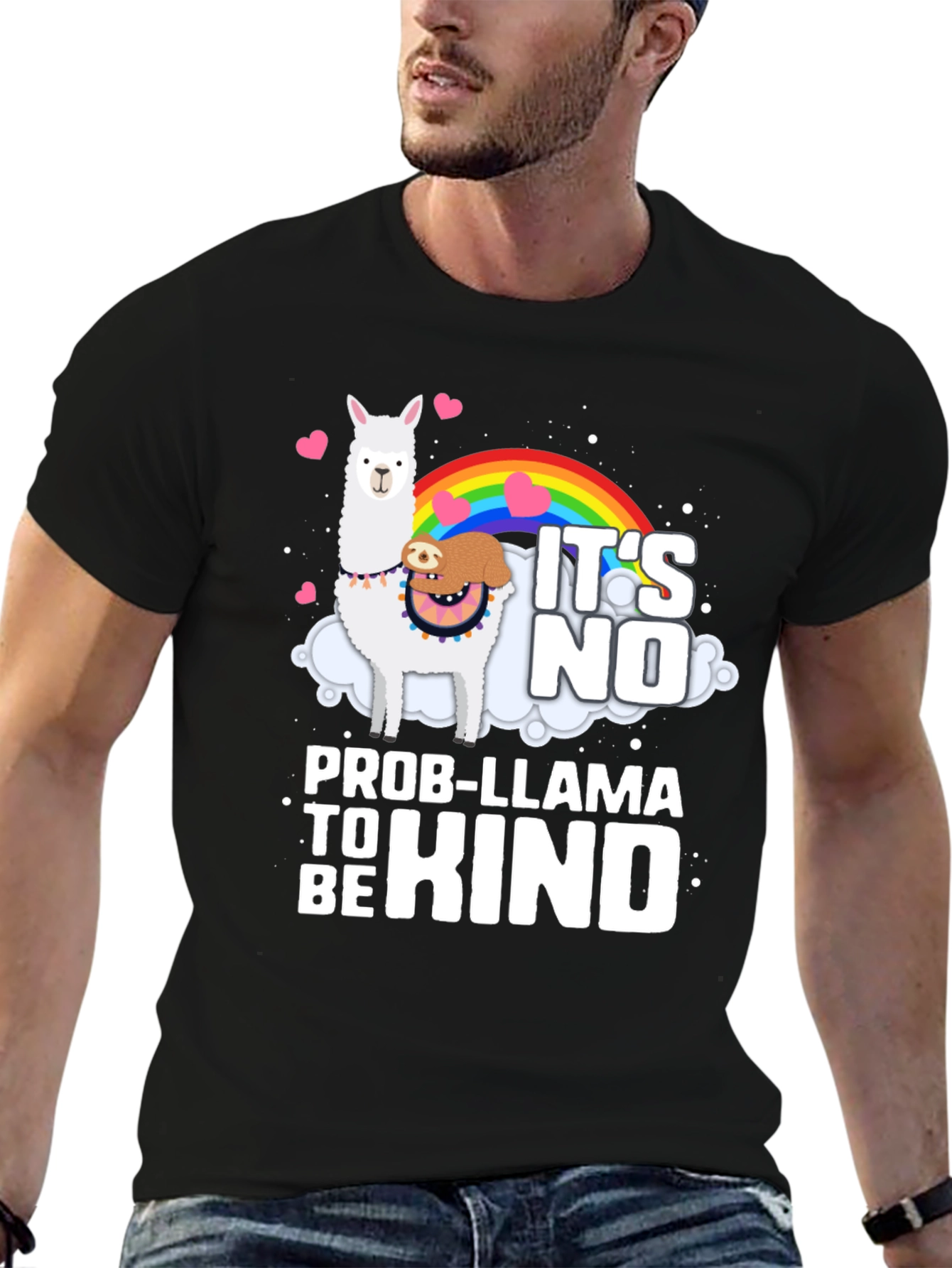 Its No Prob-Llama to Be Kind Graphic Tee