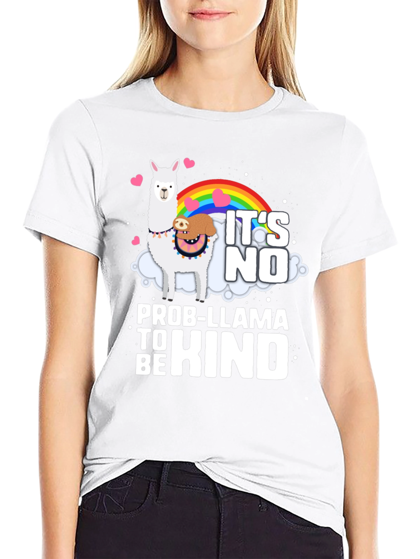 Its No Prob-Llama to Be Kind Graphic Tee