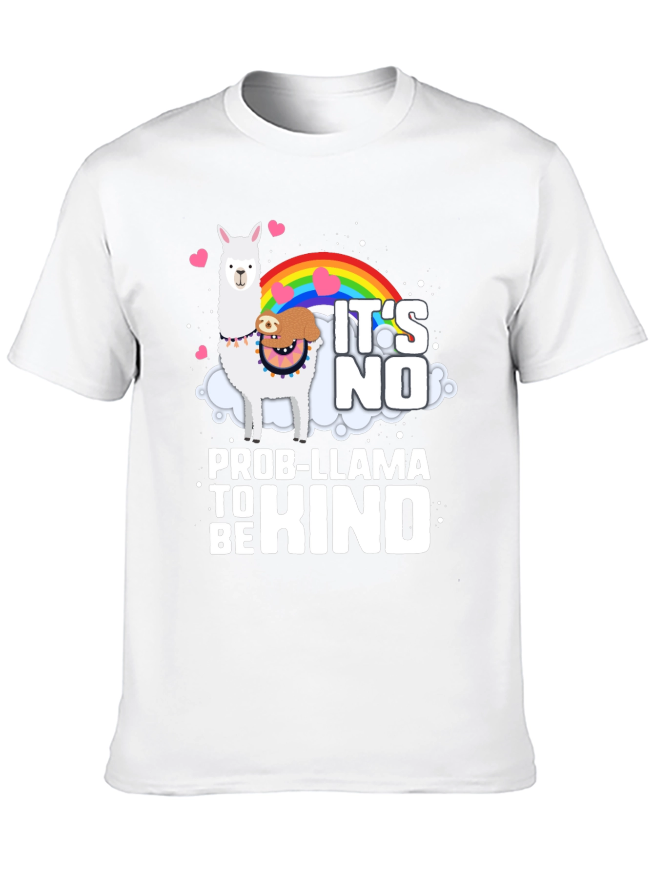Its No Prob-Llama to Be Kind Graphic Tee