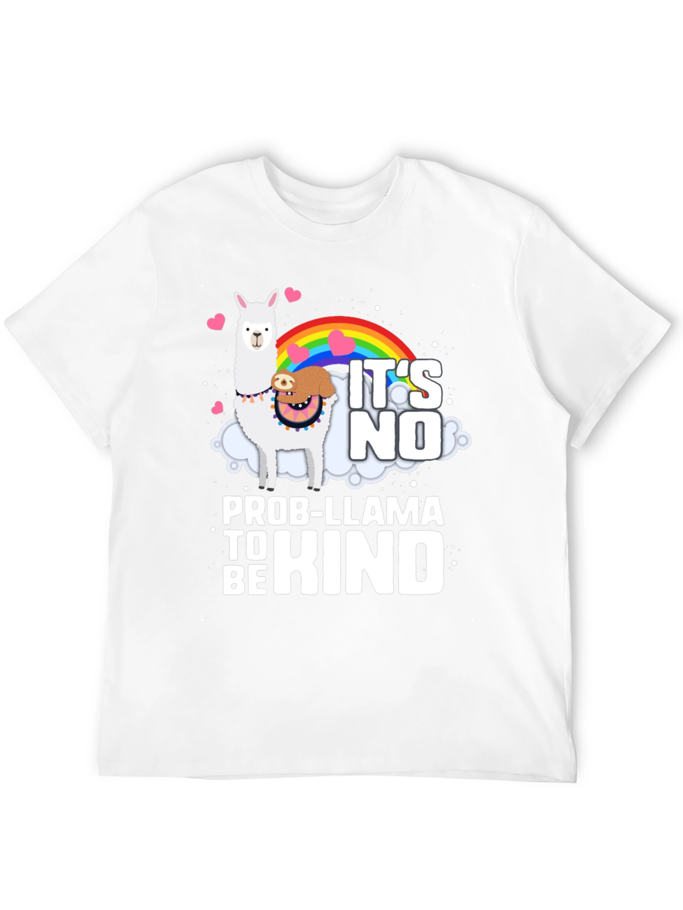 Its No Prob-Llama to Be Kind Graphic Tee