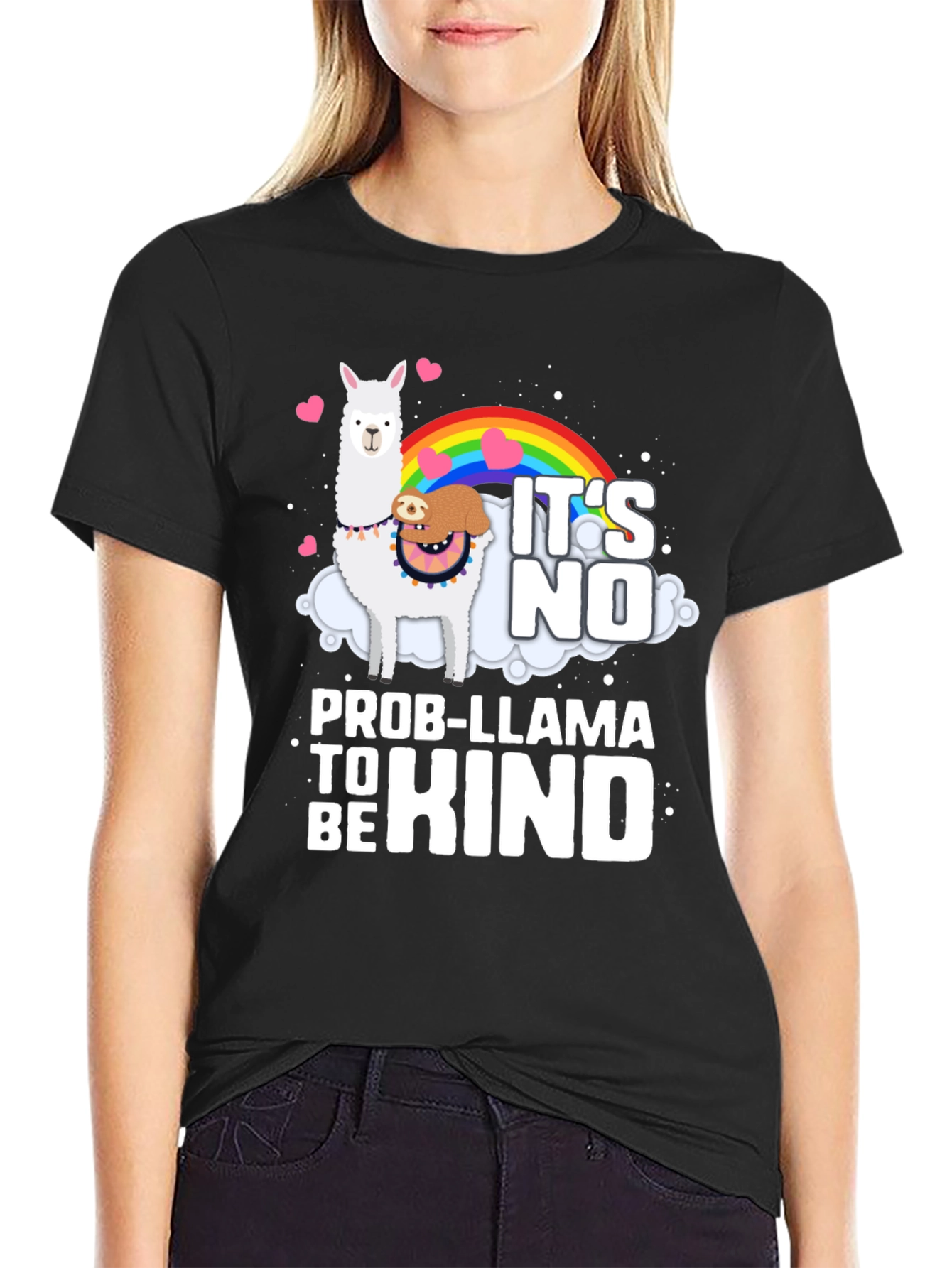 Its No Prob-Llama to Be Kind Graphic Tee