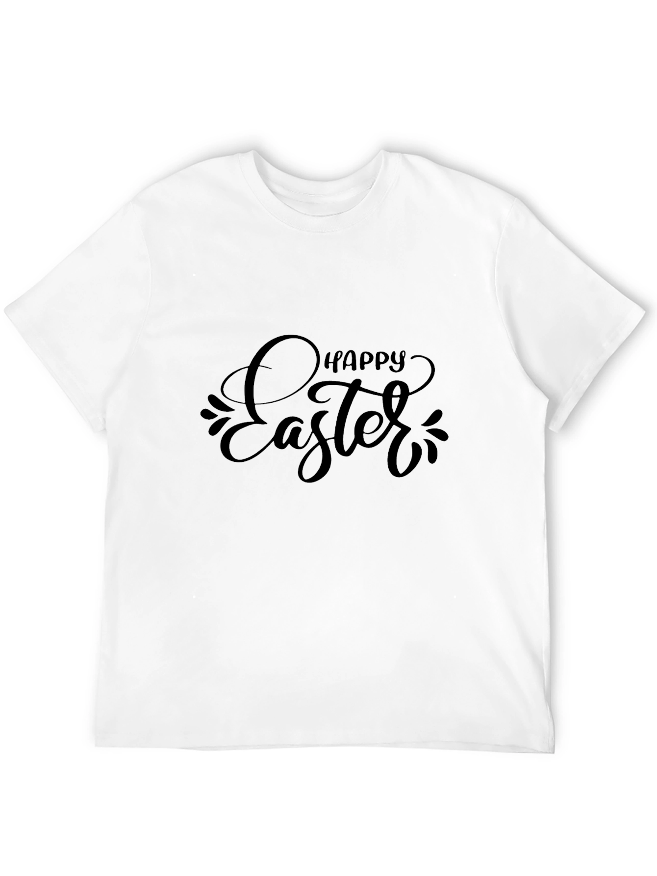 Happy Easter Black T-Shirt