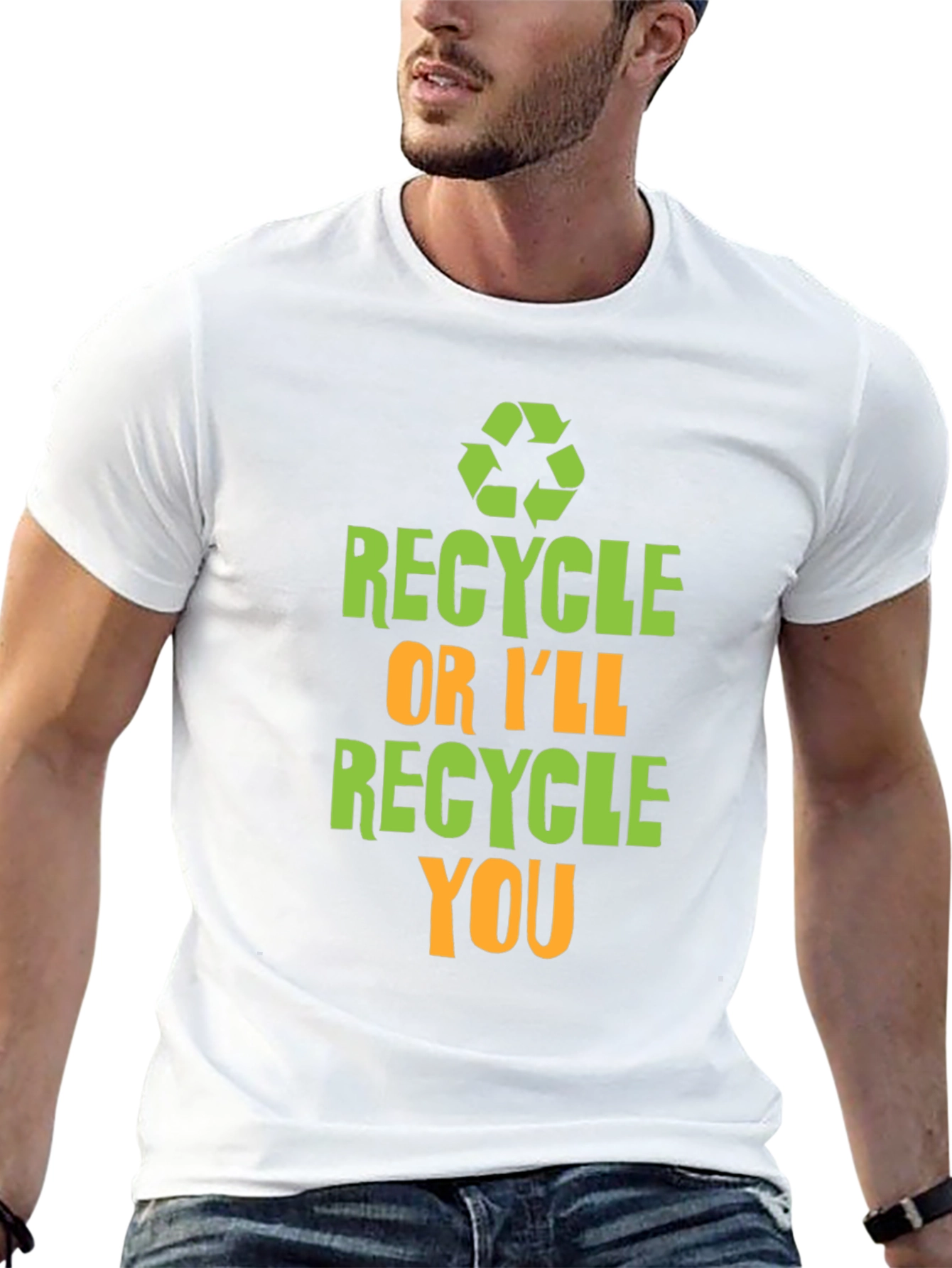 Recycle or Ill Recycle You Graphic T-Shirt