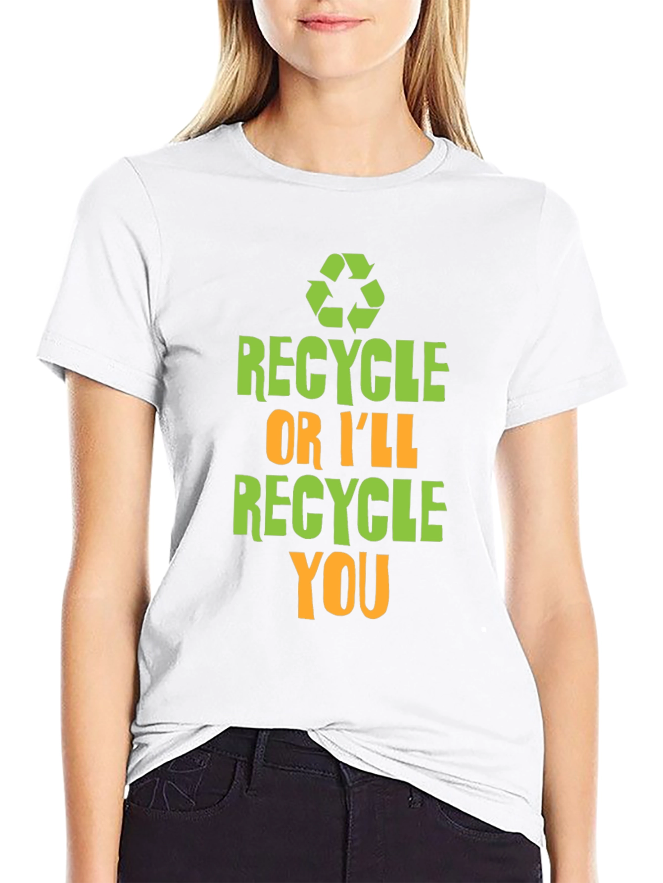 Recycle or Ill Recycle You Graphic T-Shirt