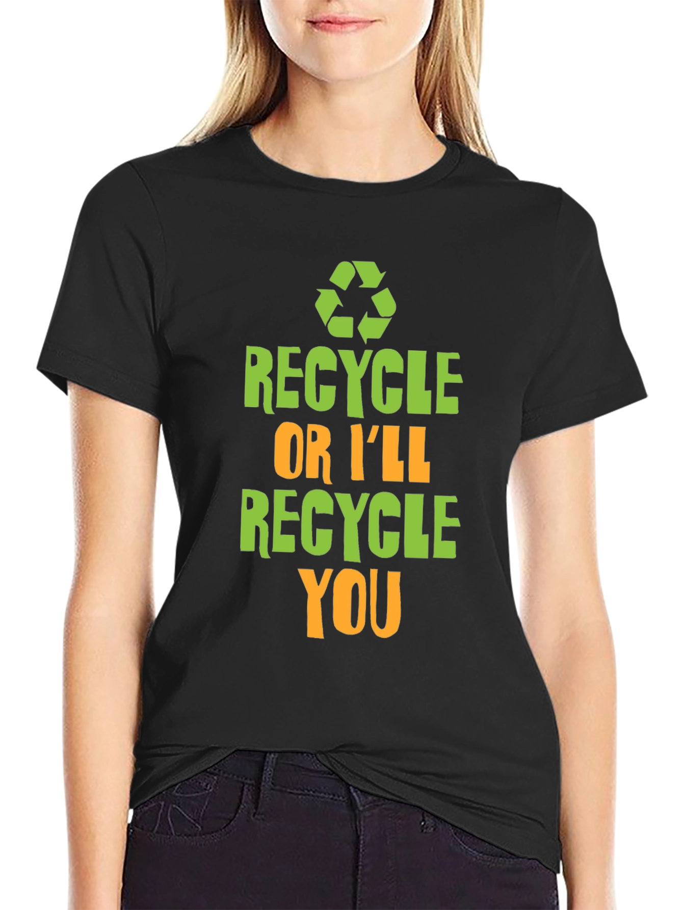 Recycle or Ill Recycle You Graphic T-Shirt
