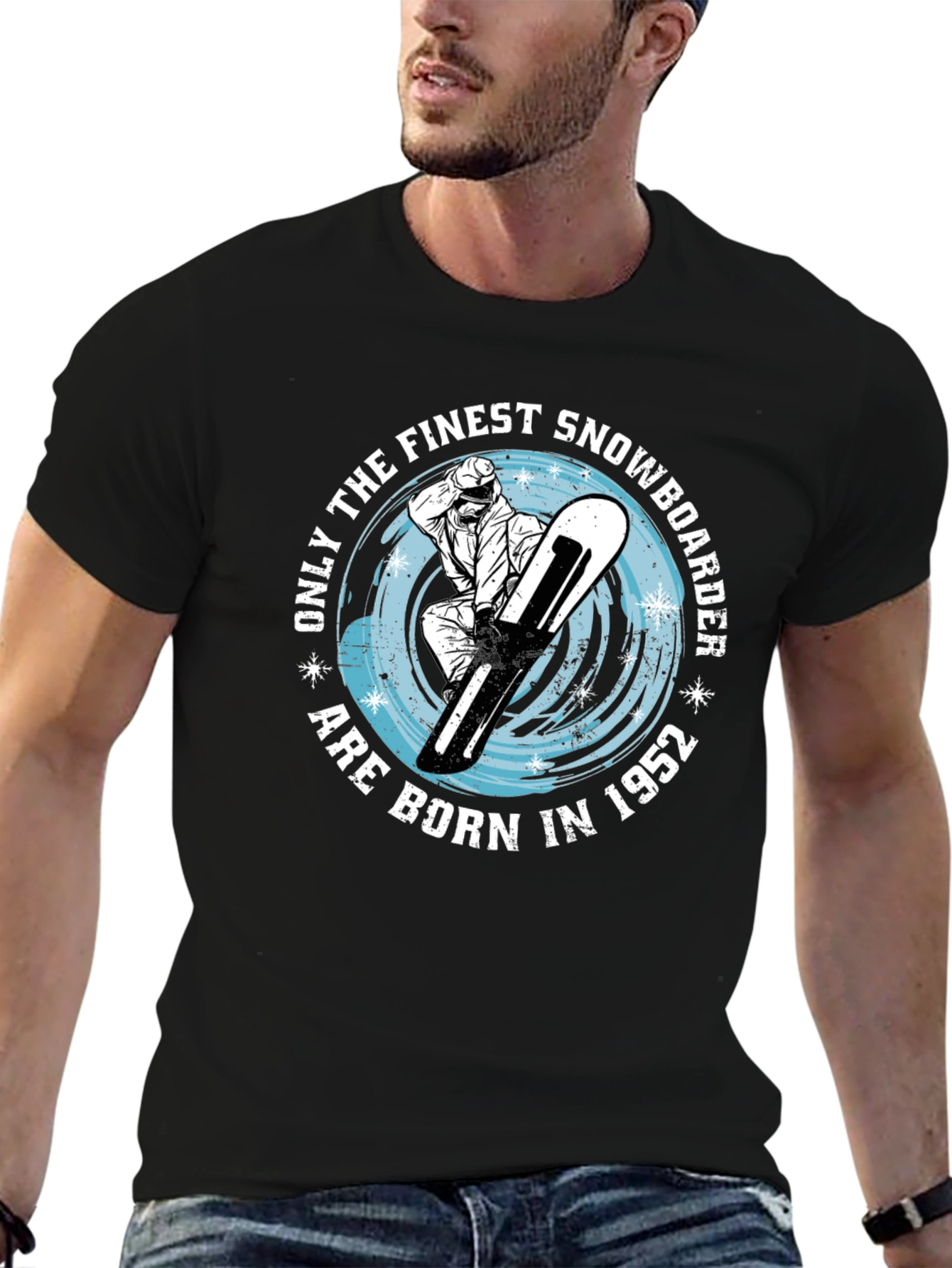Finest Snowboarder Born in 1952 T-Shirt