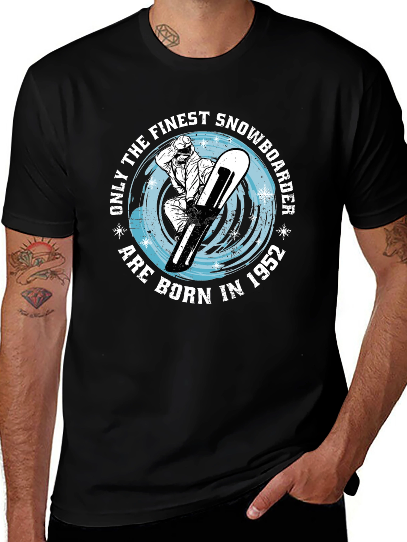 Finest Snowboarder Born in 1952 T-Shirt