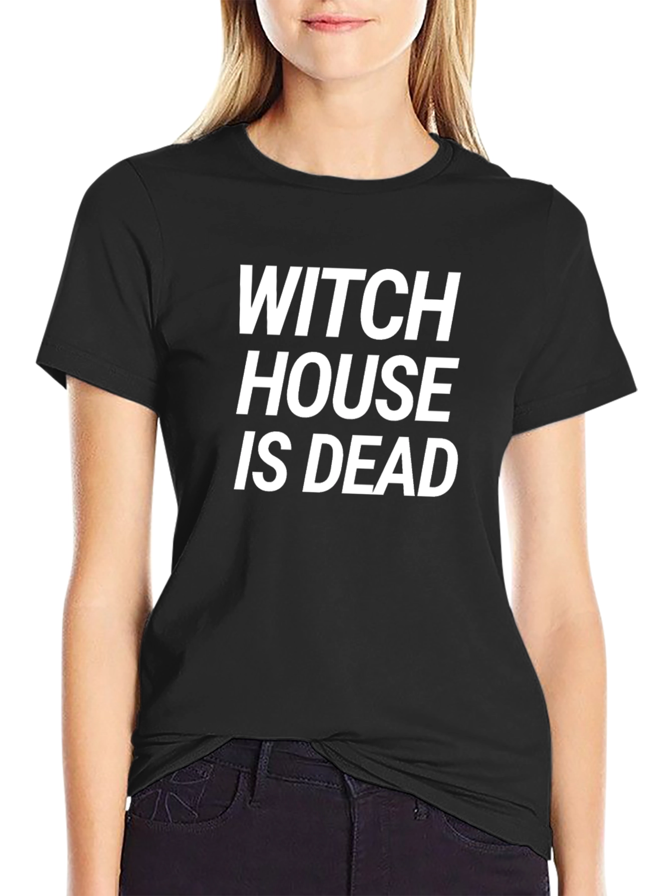 Witch House Is Dead Black Graphic Tee