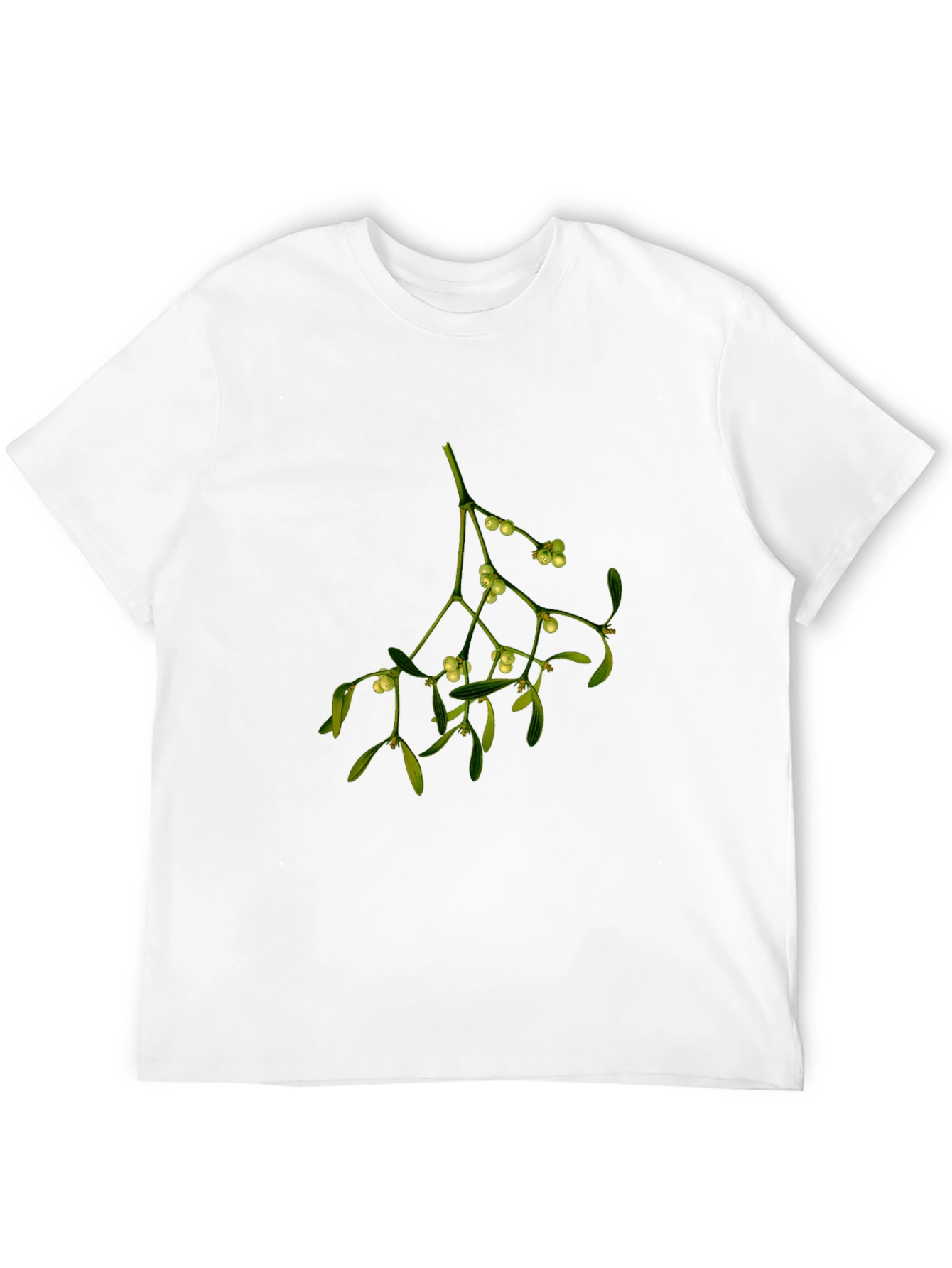 Mistletoe Graphic Black T-Shirt