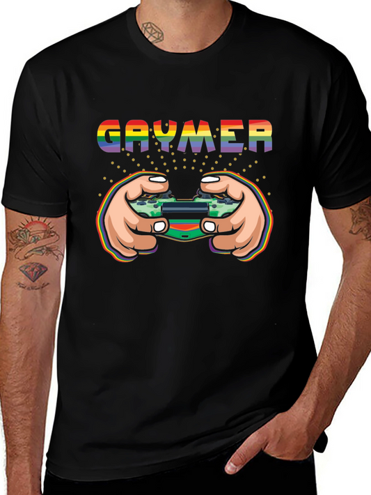 Gaymer Pride T-Shirt - Rainbow Gaming Tee