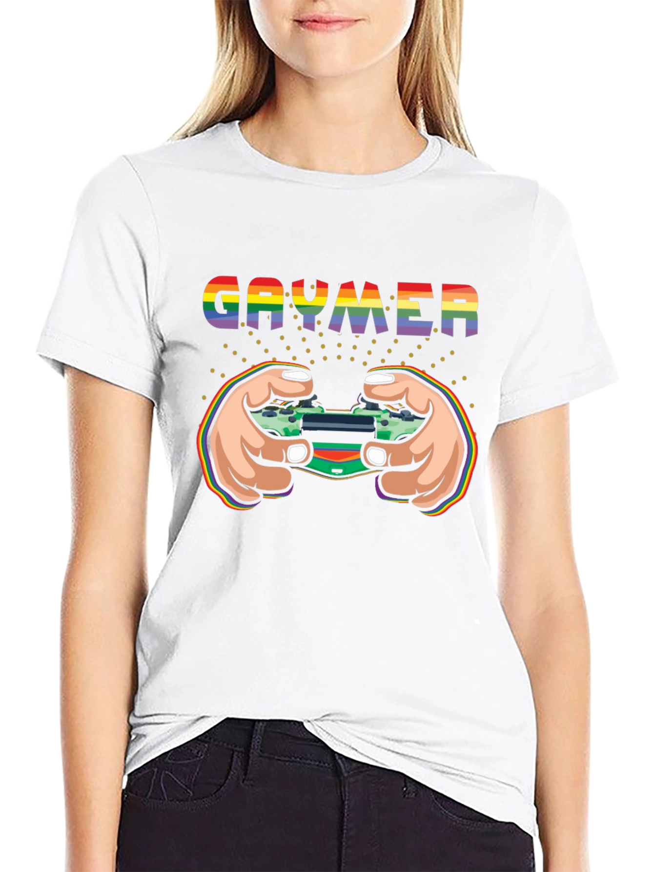 Gaymer Pride T-Shirt - Rainbow Gaming Tee