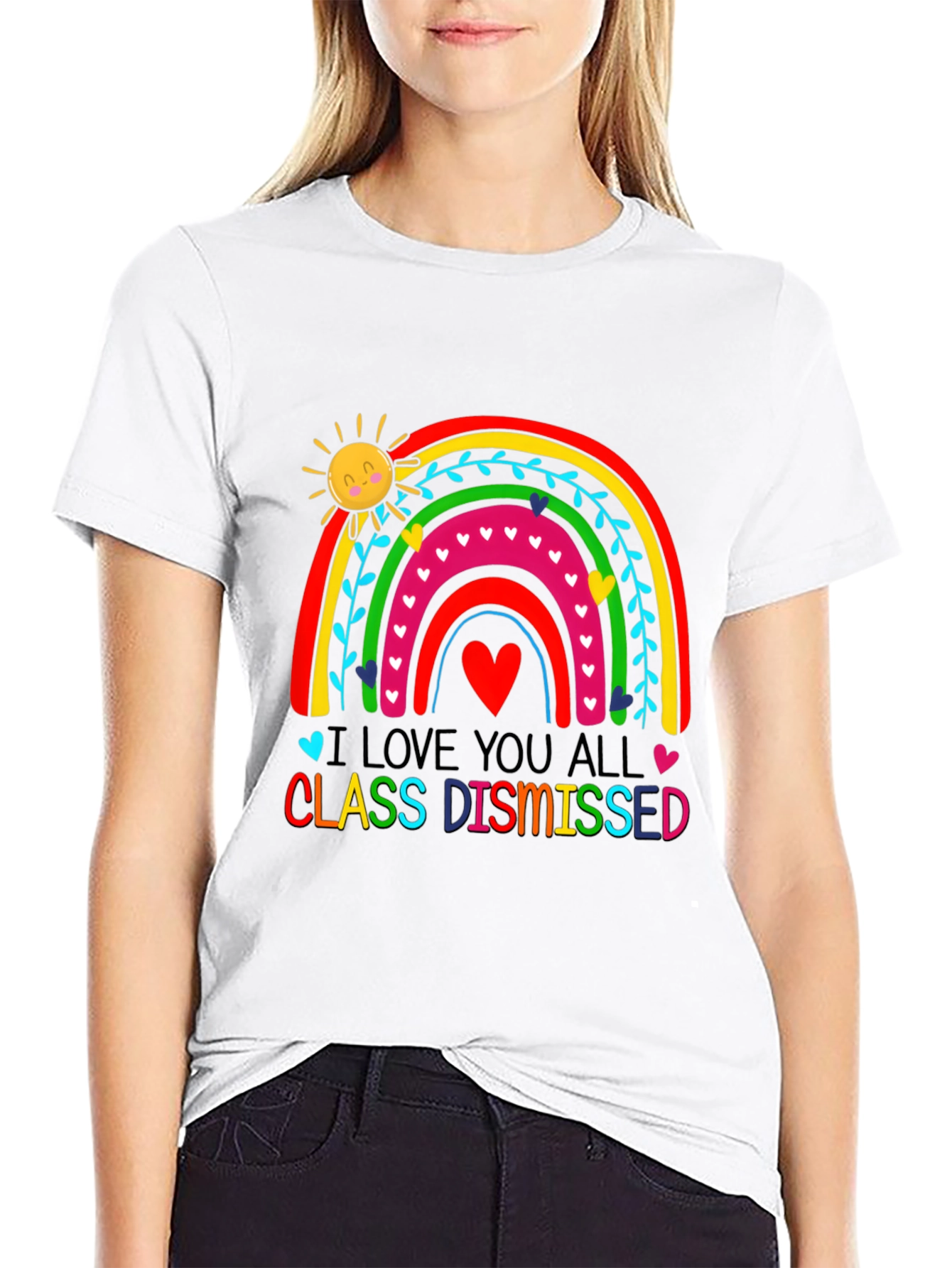 I Love You All Class Dismissed Black T-Shirt