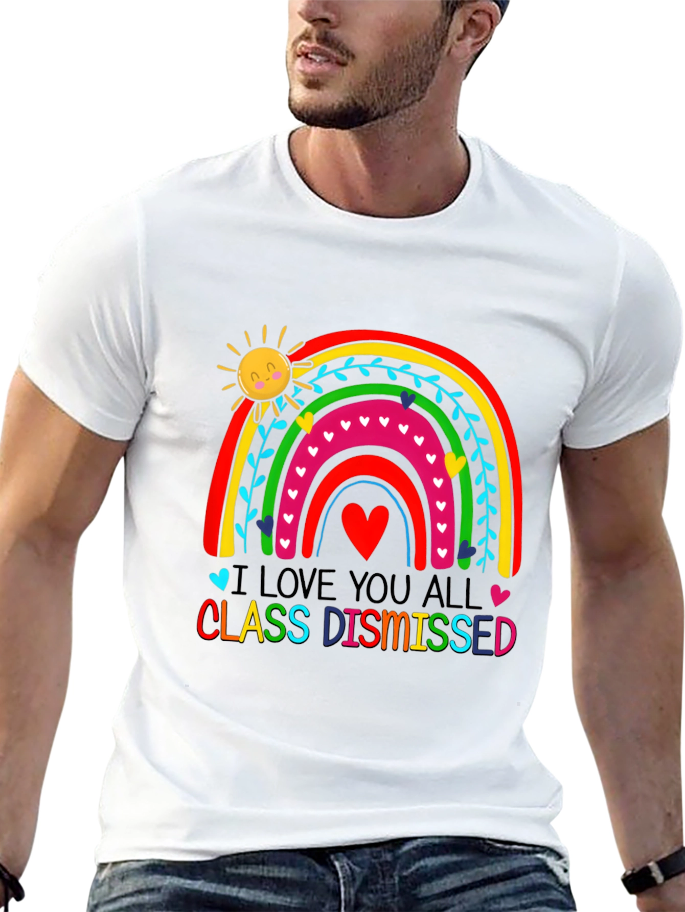 I Love You All Class Dismissed Black T-Shirt