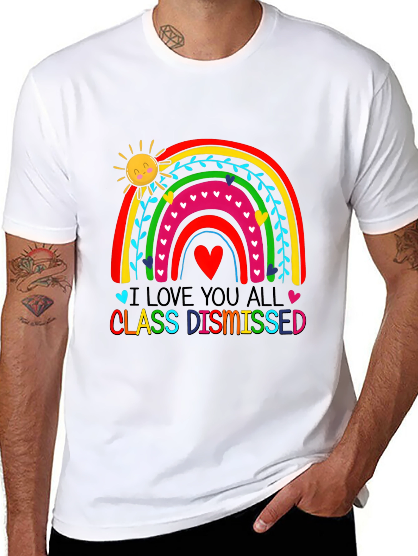 I Love You All Class Dismissed Black T-Shirt