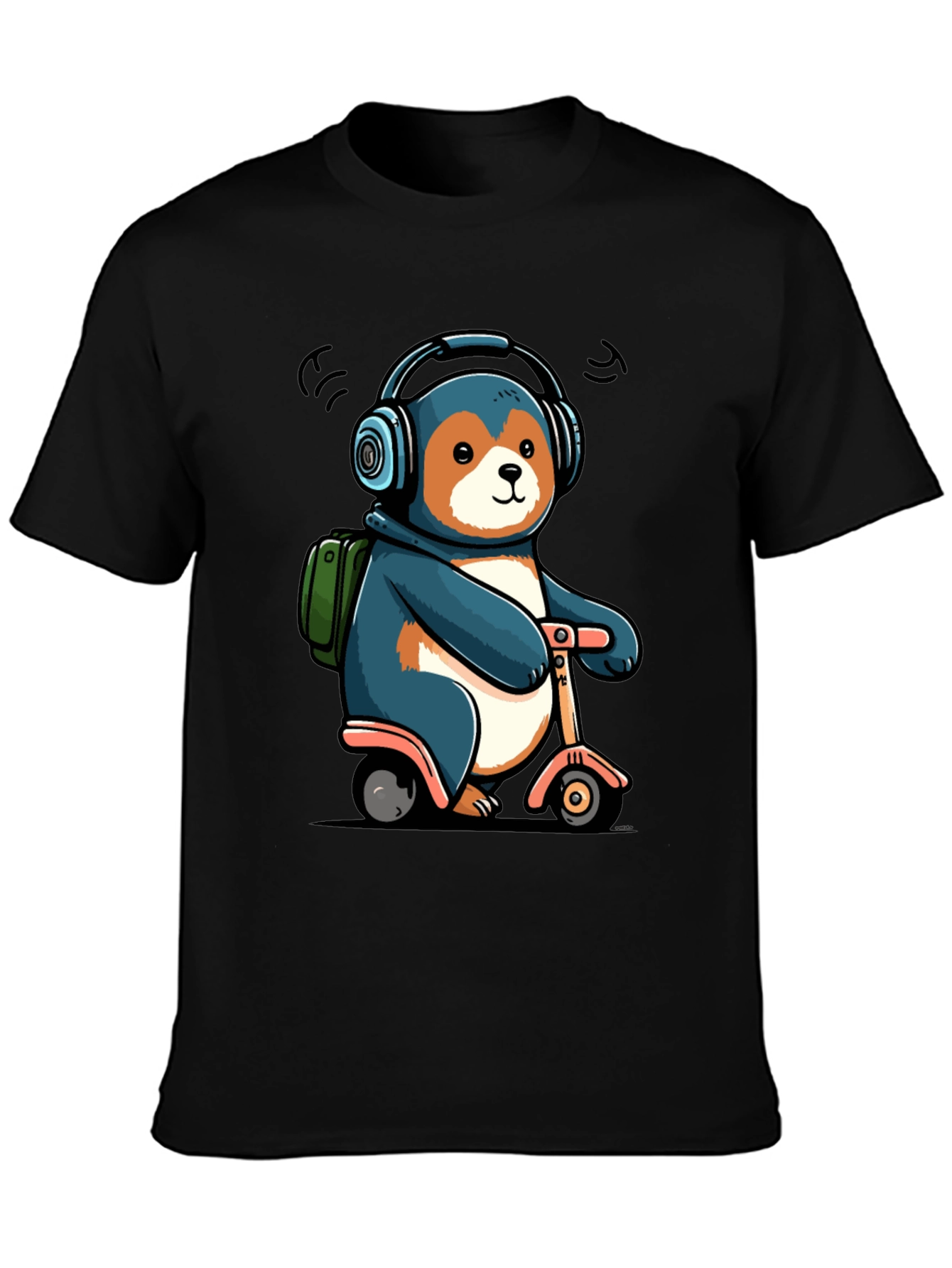 Cool Bear Scooter T-Shirt