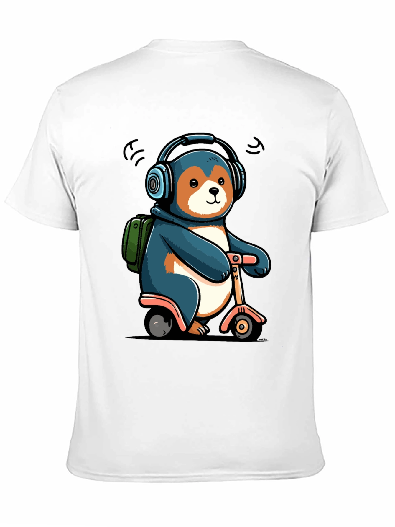 Cool Bear Scooter T-Shirt