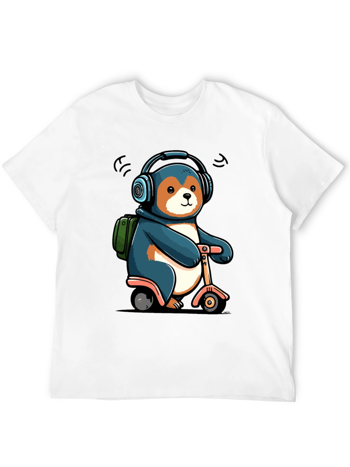 Cool Bear Scooter T-Shirt