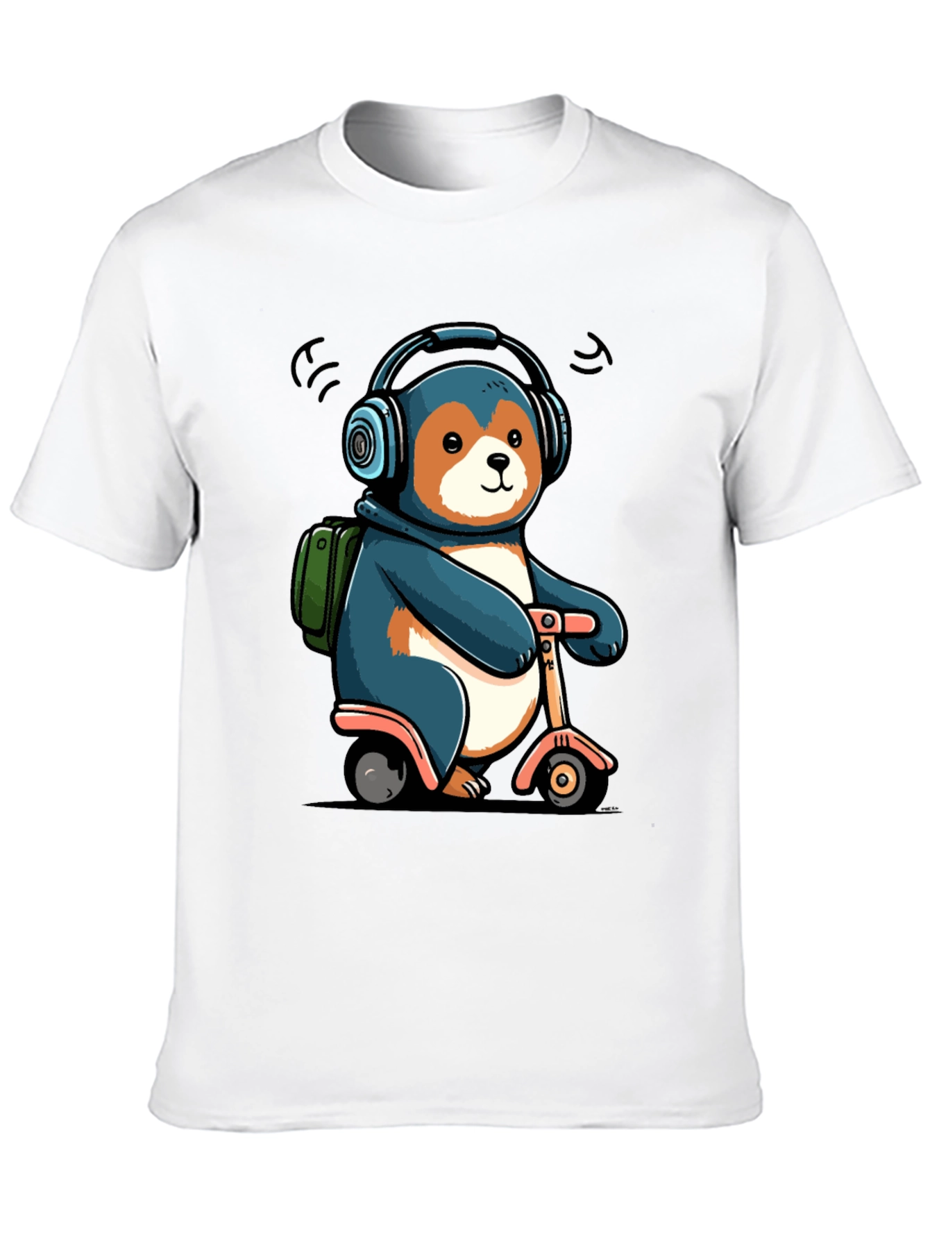 Cool Bear Scooter T-Shirt