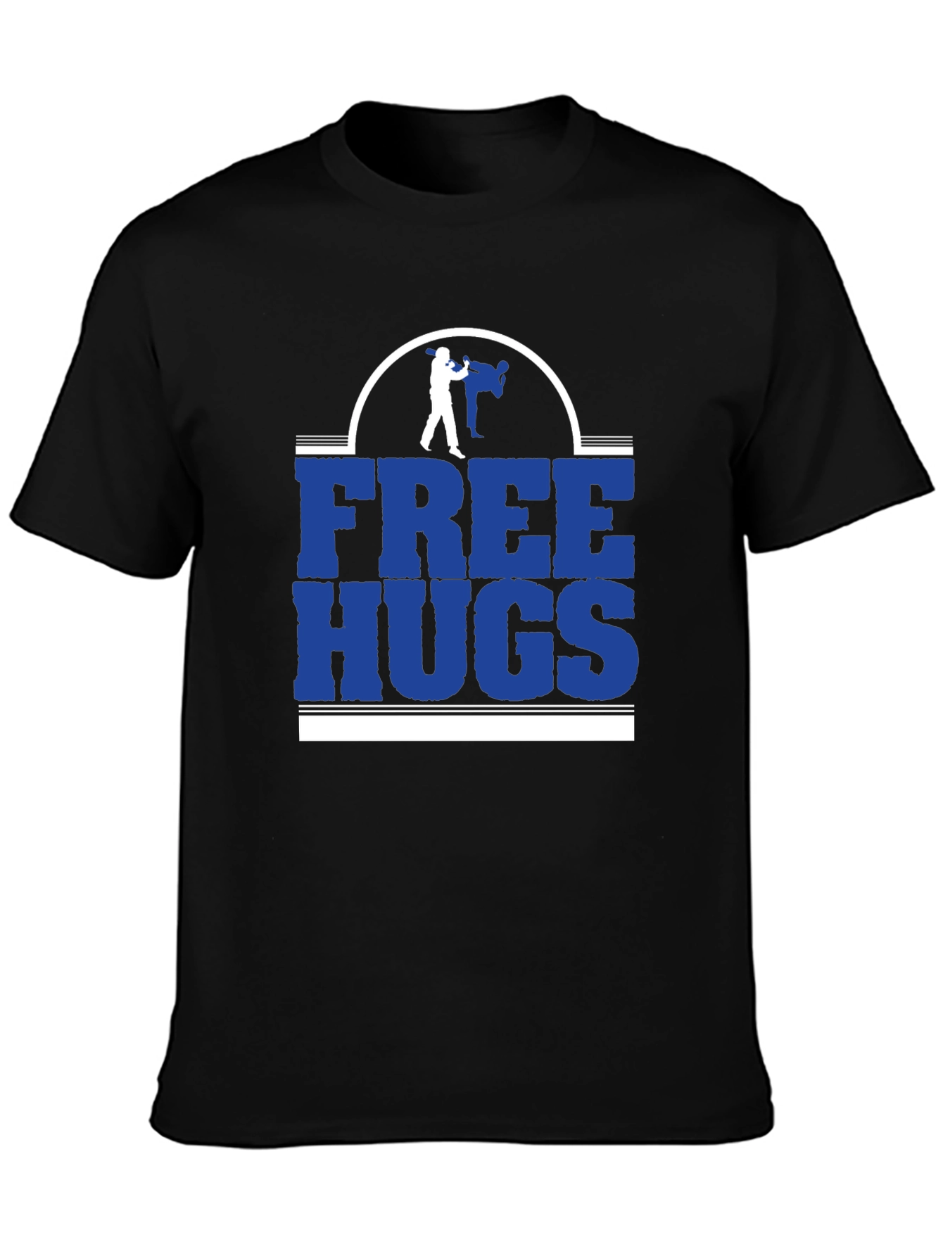 Free Hugs Martial Arts Graphic Tee