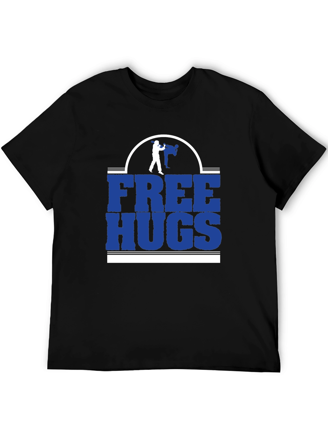 Free Hugs Martial Arts Graphic Tee