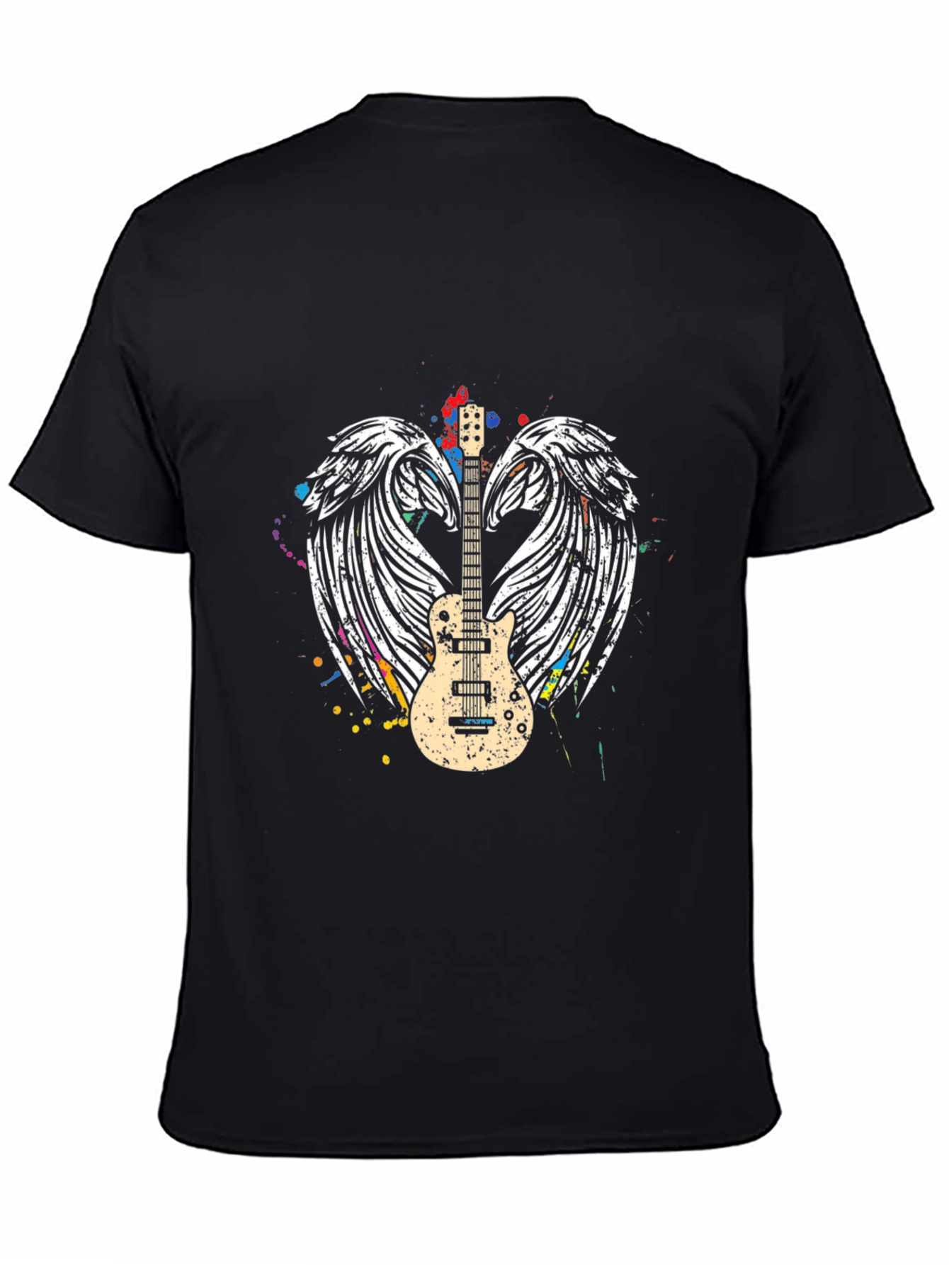 Guitar Wings Graphic Tee - Music Lover T-Shirt